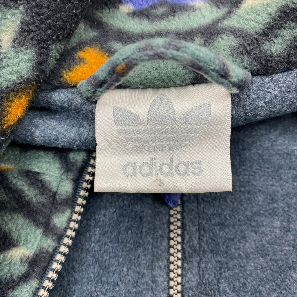 Adidas Vintage Fleece Jacket, Size M, Rare, 90’s