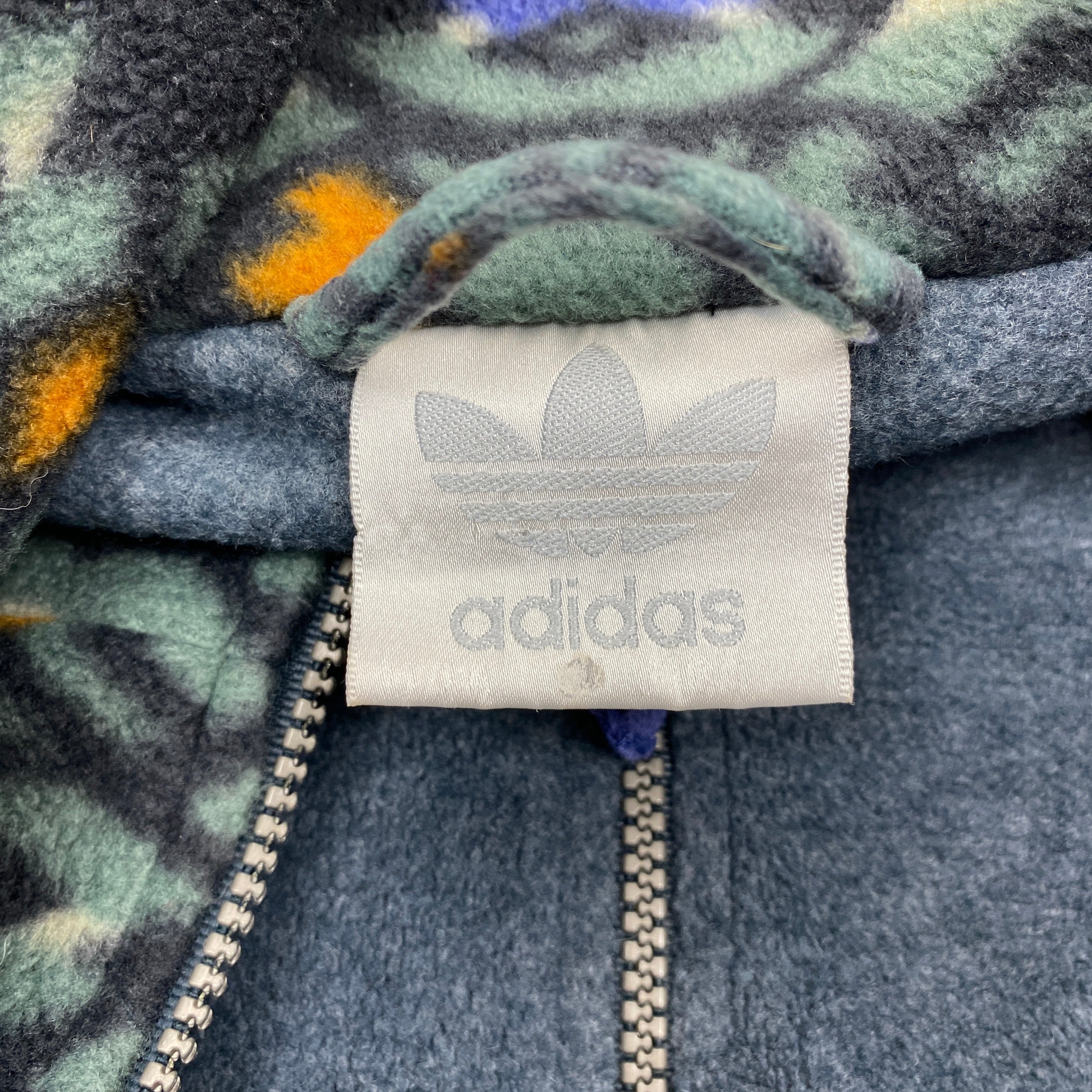Adidas Vintage Fleece Jacket, Size M, Rare, 90’s