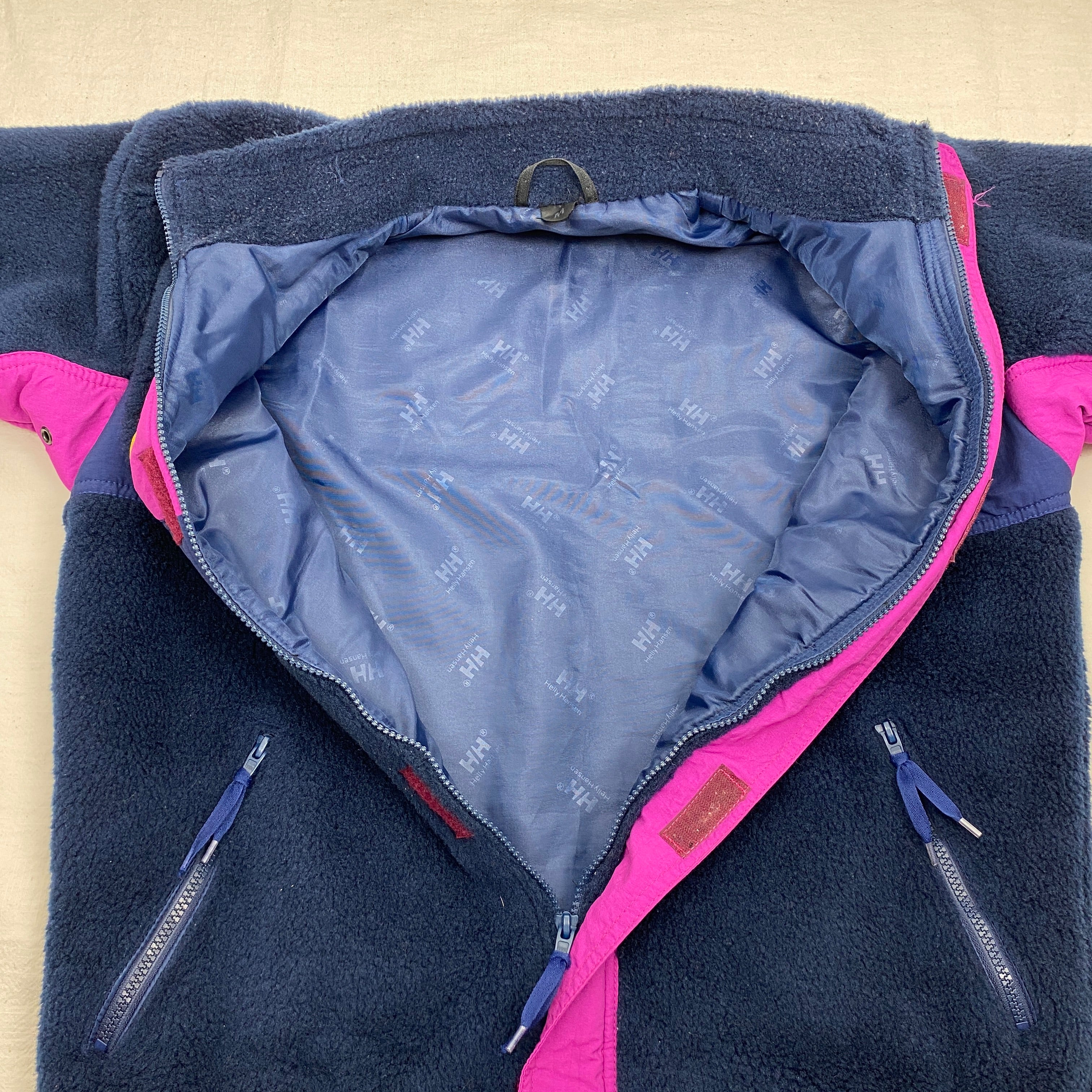 Helly Hansen Vintage Fleece Jacket, Size M, Polar Fleece, 90’s
