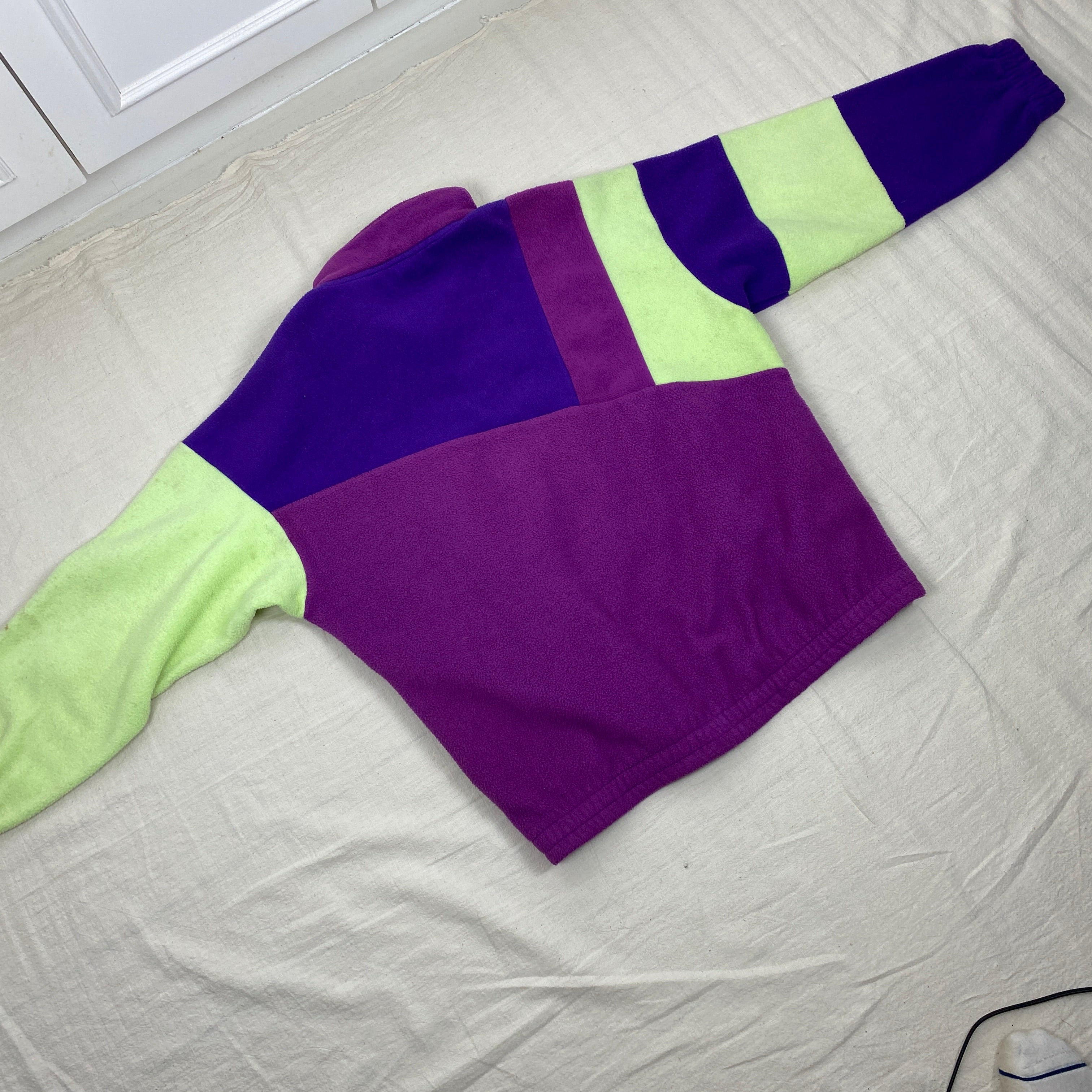Fila Vintage Fleece Jacket, Size L, Made in Italy, 90’s