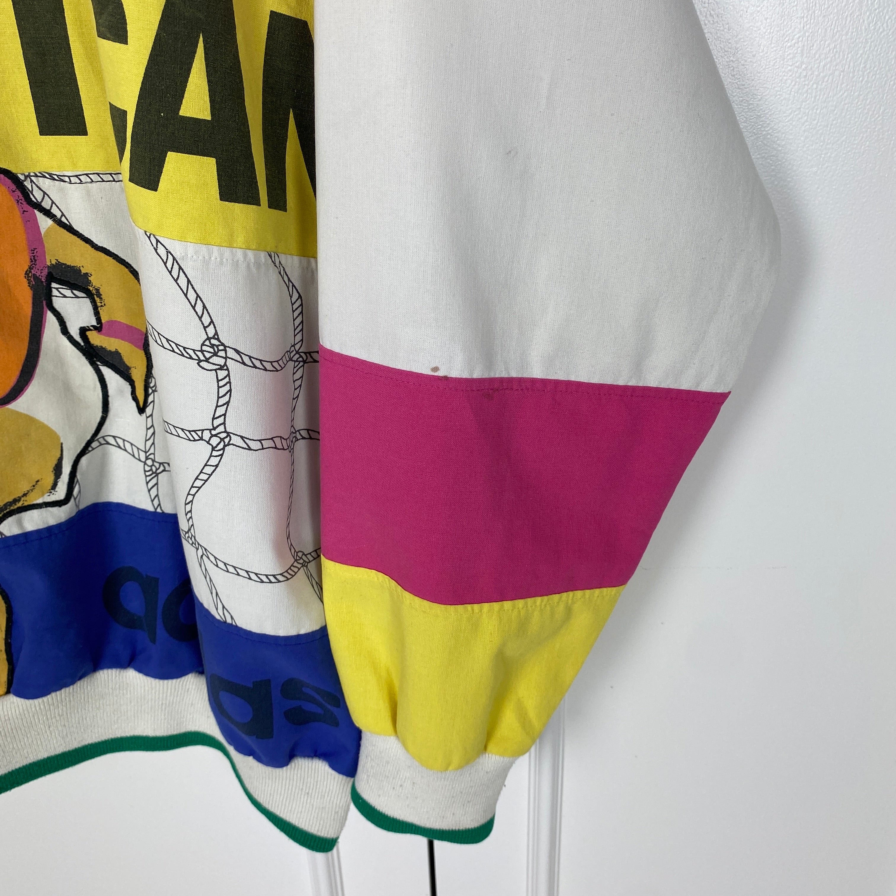 Adidas Vintage Sweatshirt, Size L, I Want I Can, Tennis, 80’s/90’s