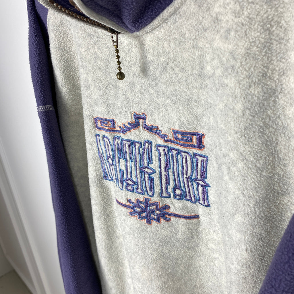 Adidas Vintage Fleece Pullover, Size L, Arctic Fire