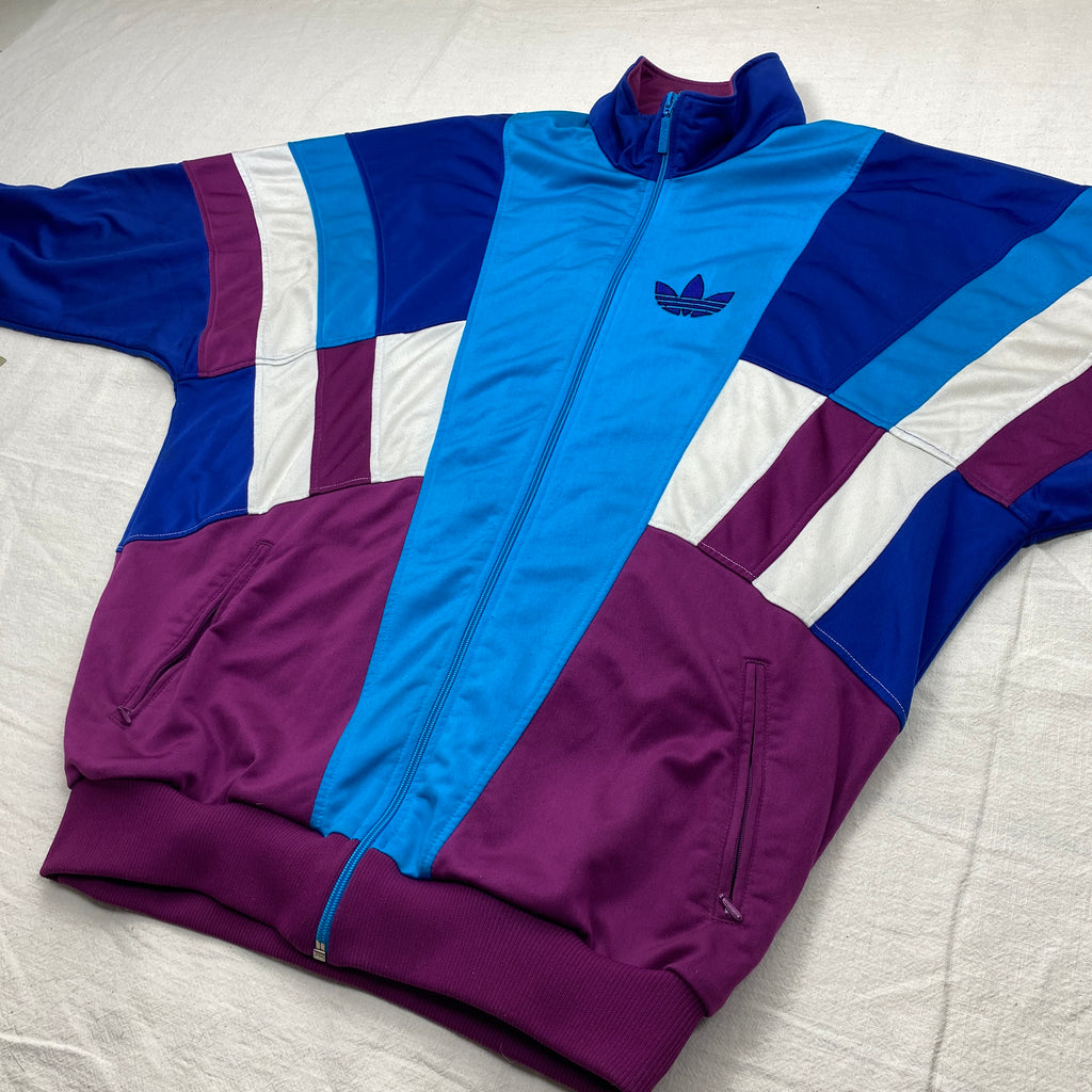 Adidas Vintage Track Jacket, Size XL, Embroidered TEAM Logo, 90’s