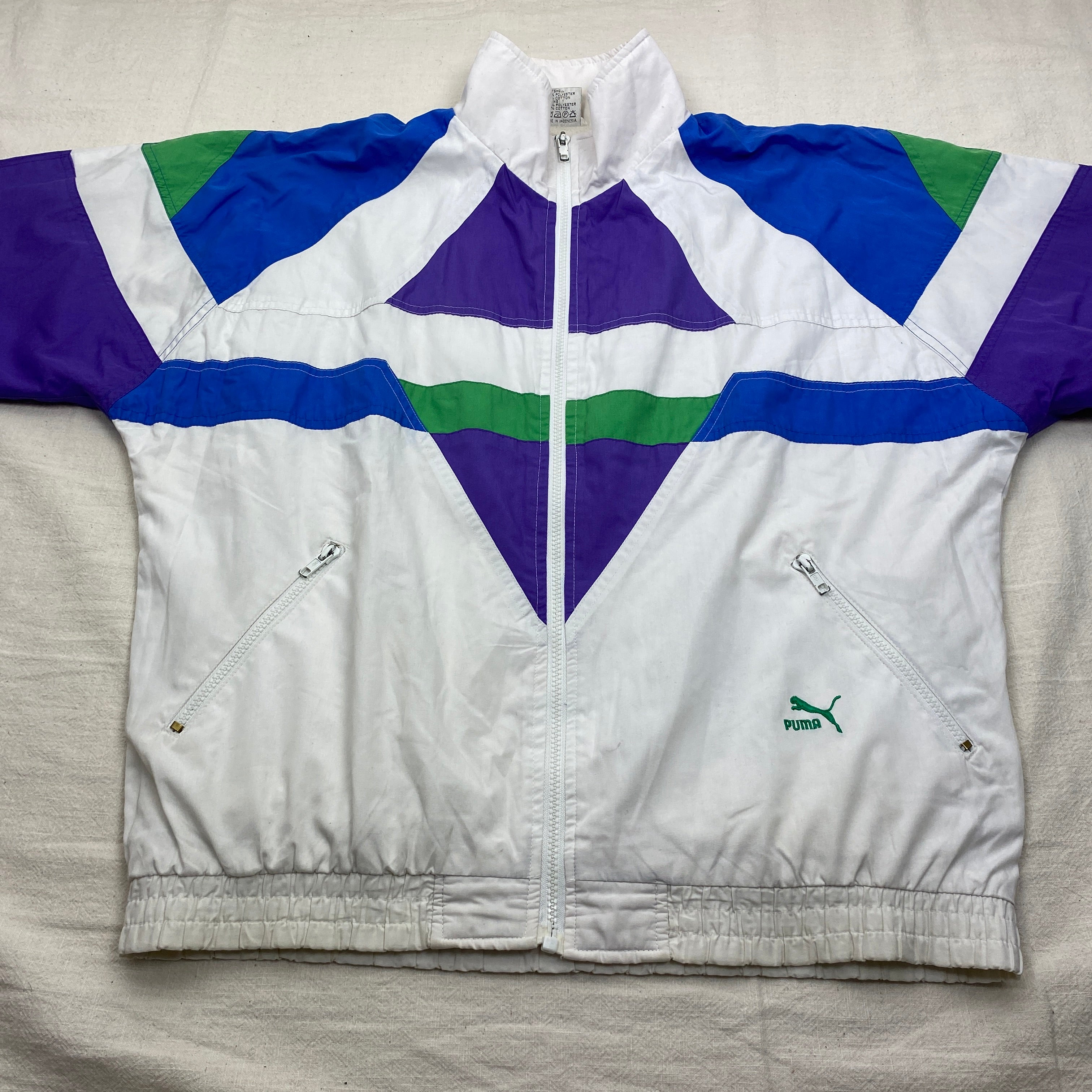 Puma Vintage Track Jacket, Size M, Big Size, 90’s