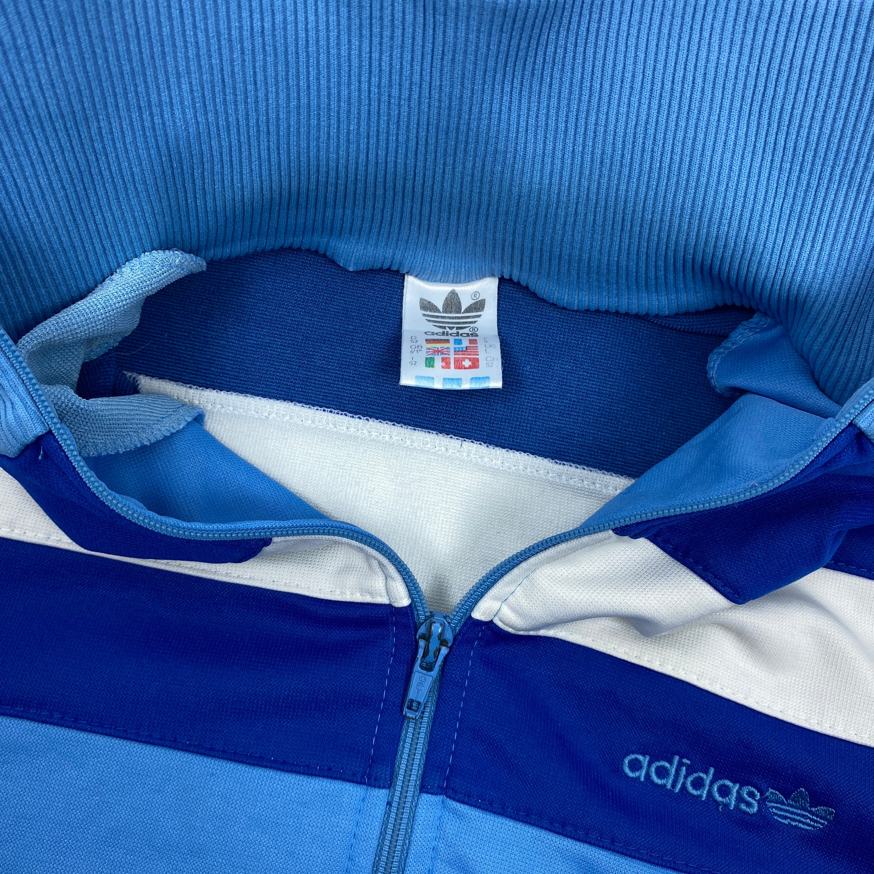 Adidas Vintage Track Jacket, Size L, Made in West Germany, 80’s/90’s