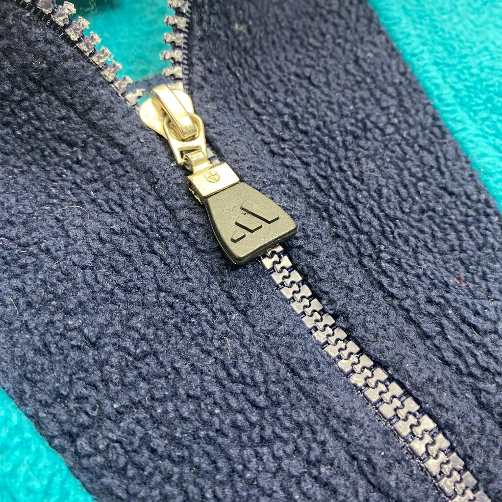 Adidas Vintage Fleece Sweatshirt, Size M, Half Zip, Y2K