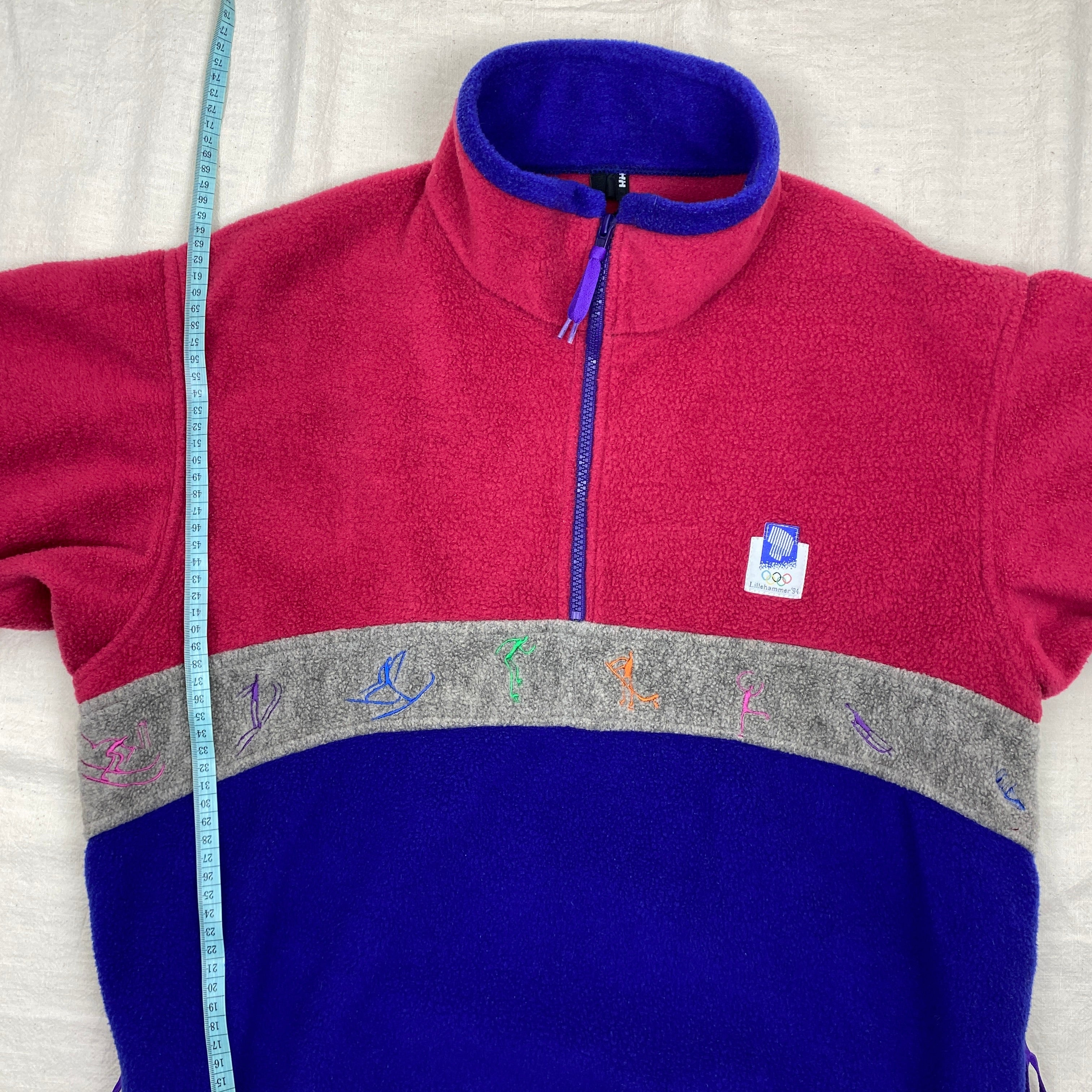 Helly Hansen Vintage Fleece Jacket, Size M, Olympics Fleece, Rare 90’s