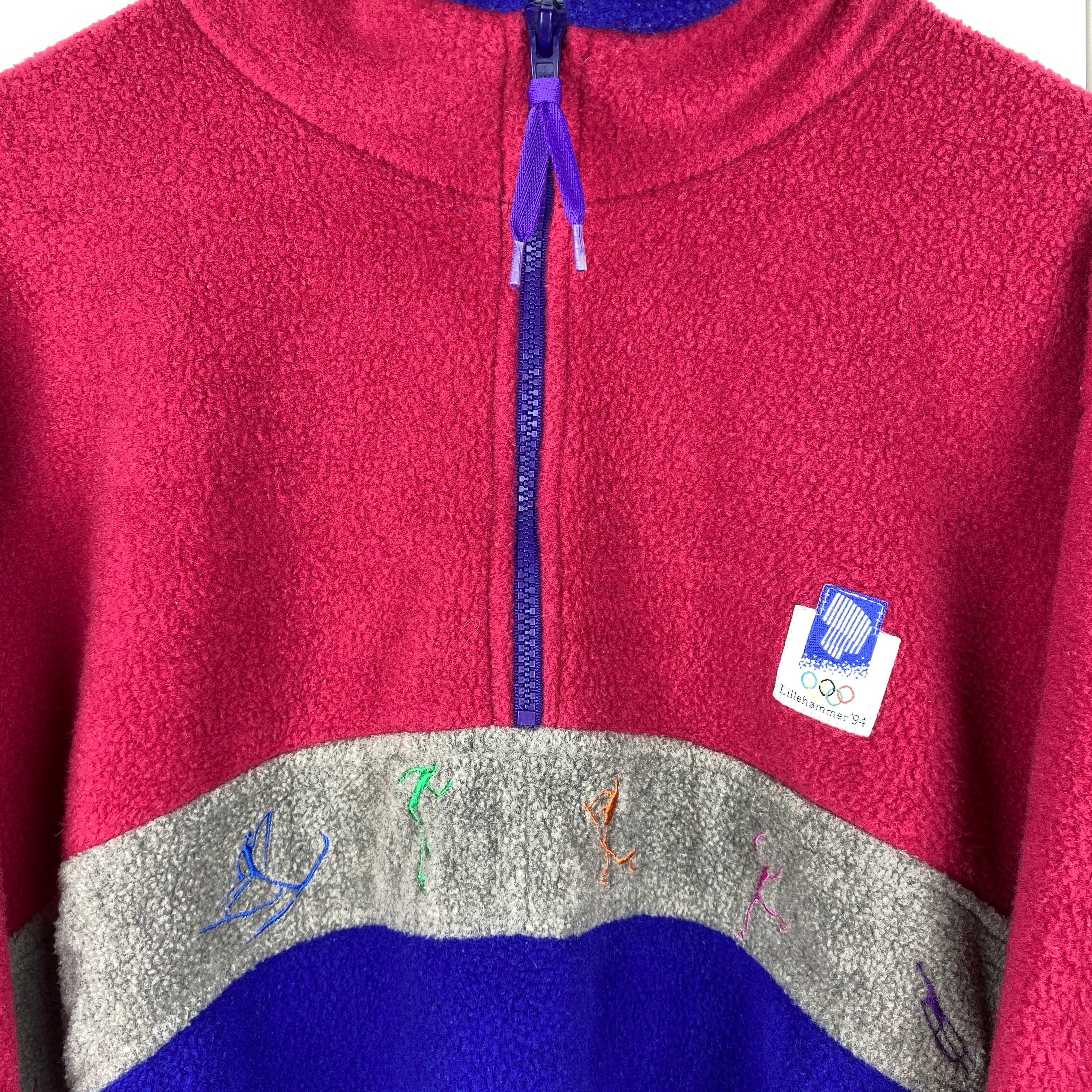 Helly Hansen Vintage Fleece Jacket, Size M, Olympics Fleece, Rare 90’s