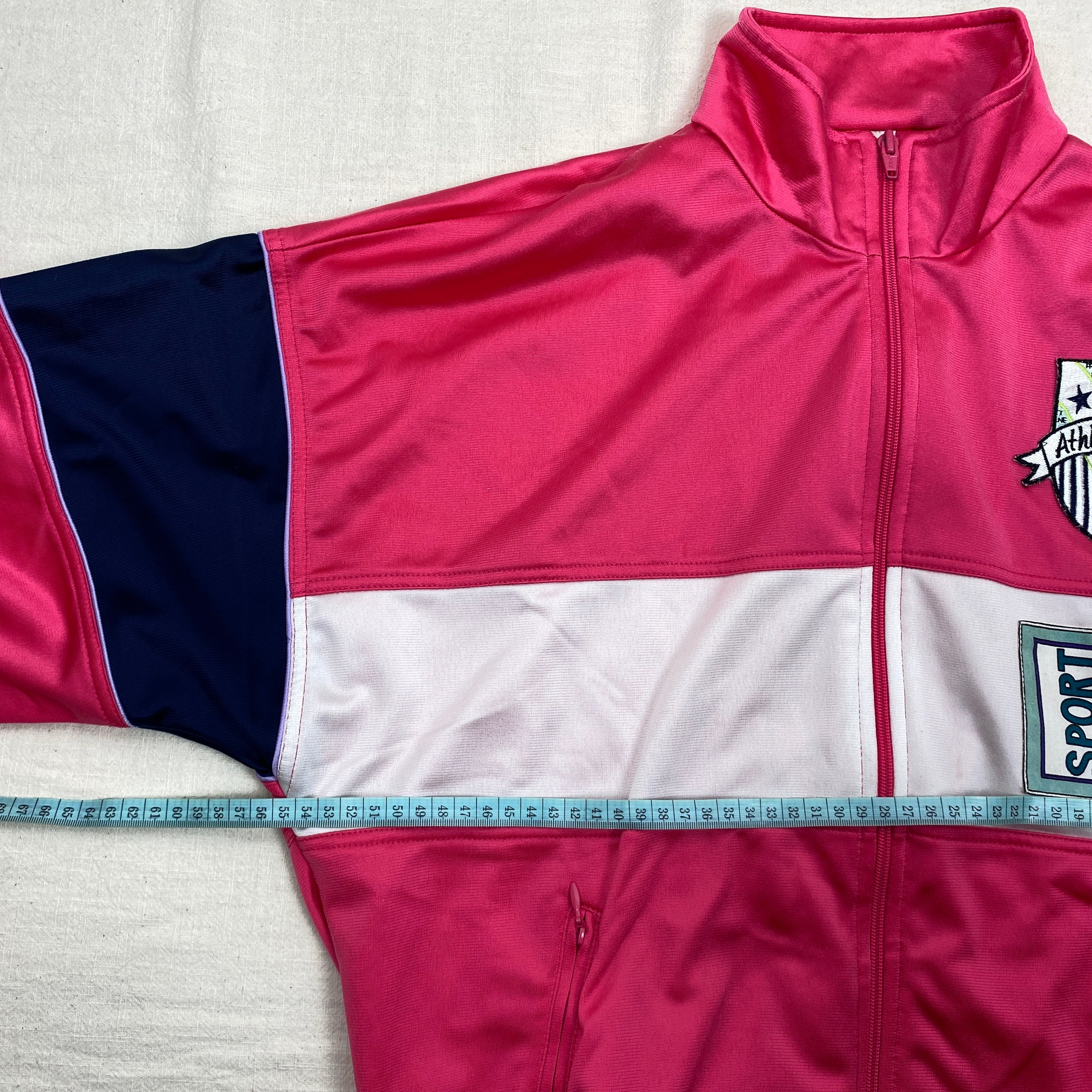 Adidas Vintage Track Jacket, Size S, Rare, Pink, 90’s