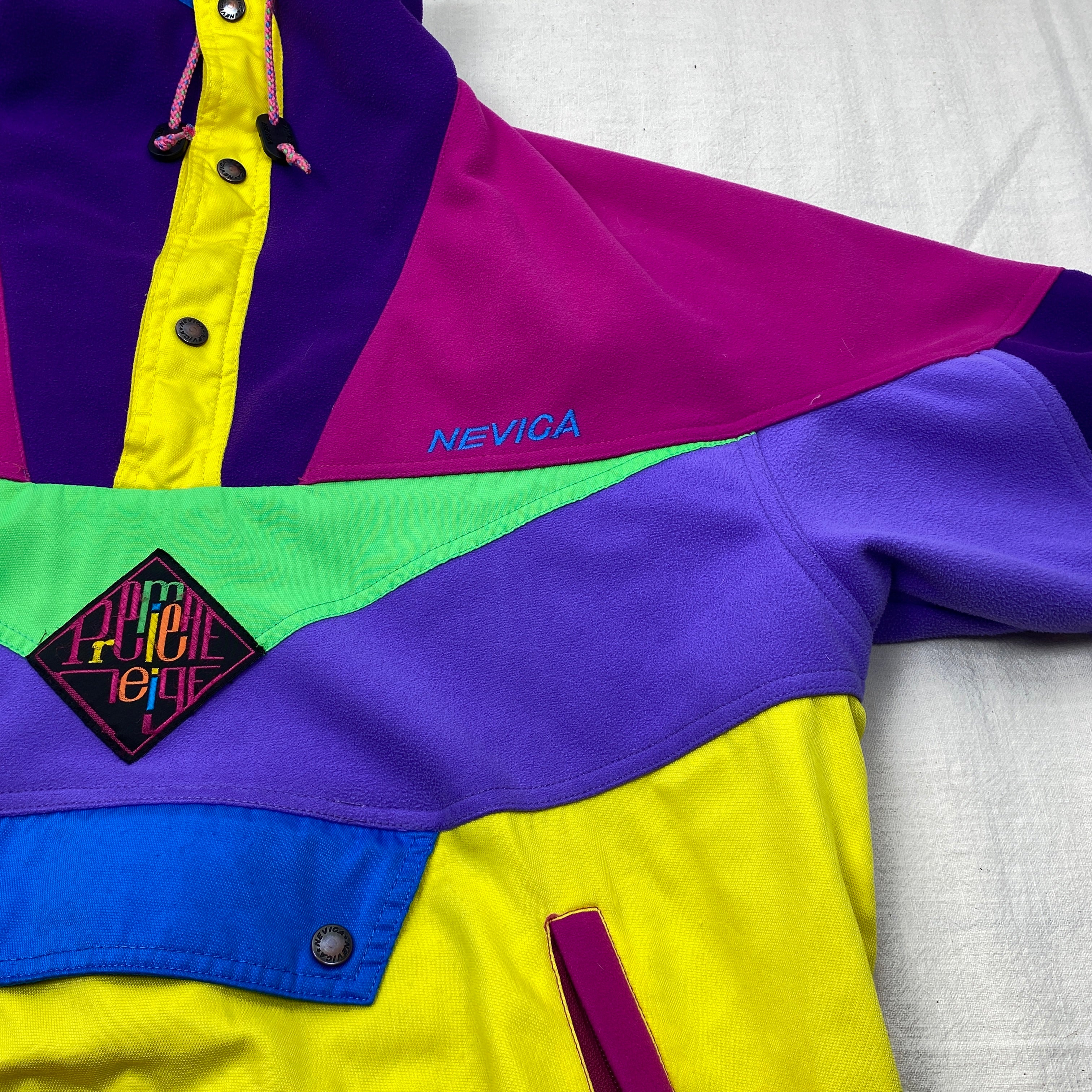 Nevica Vintage Fleece Jacket, Size L, Rare, 90’s