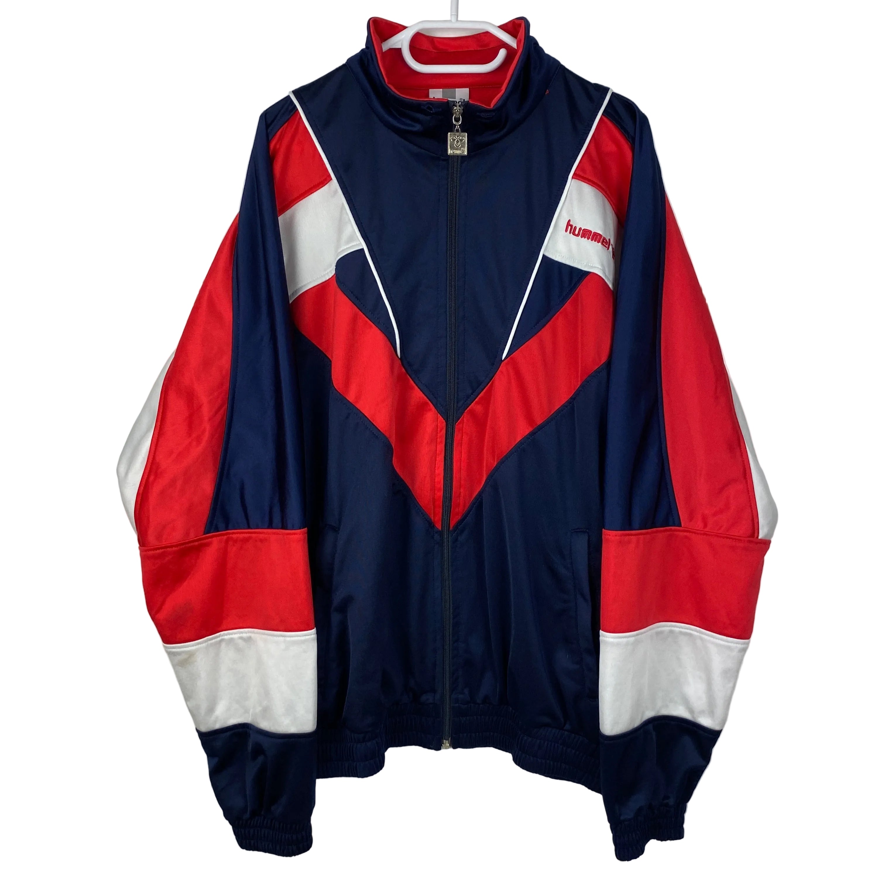 Hummel Vintage Track Jacket, Size L/XL, Baggy, 90’s