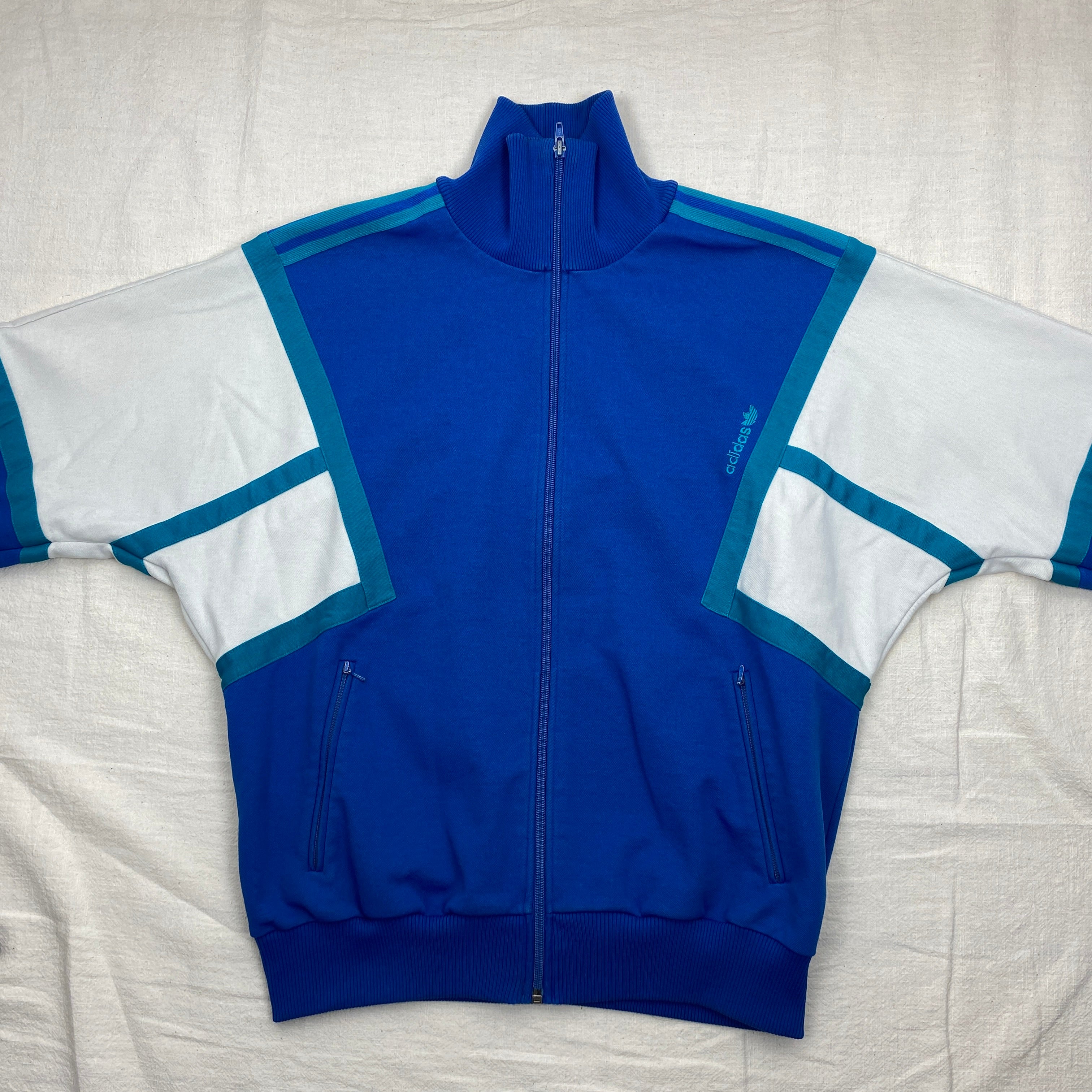 Adidas Vintage Track Jacket, Size L, Made in Europe, 80’s/90’s