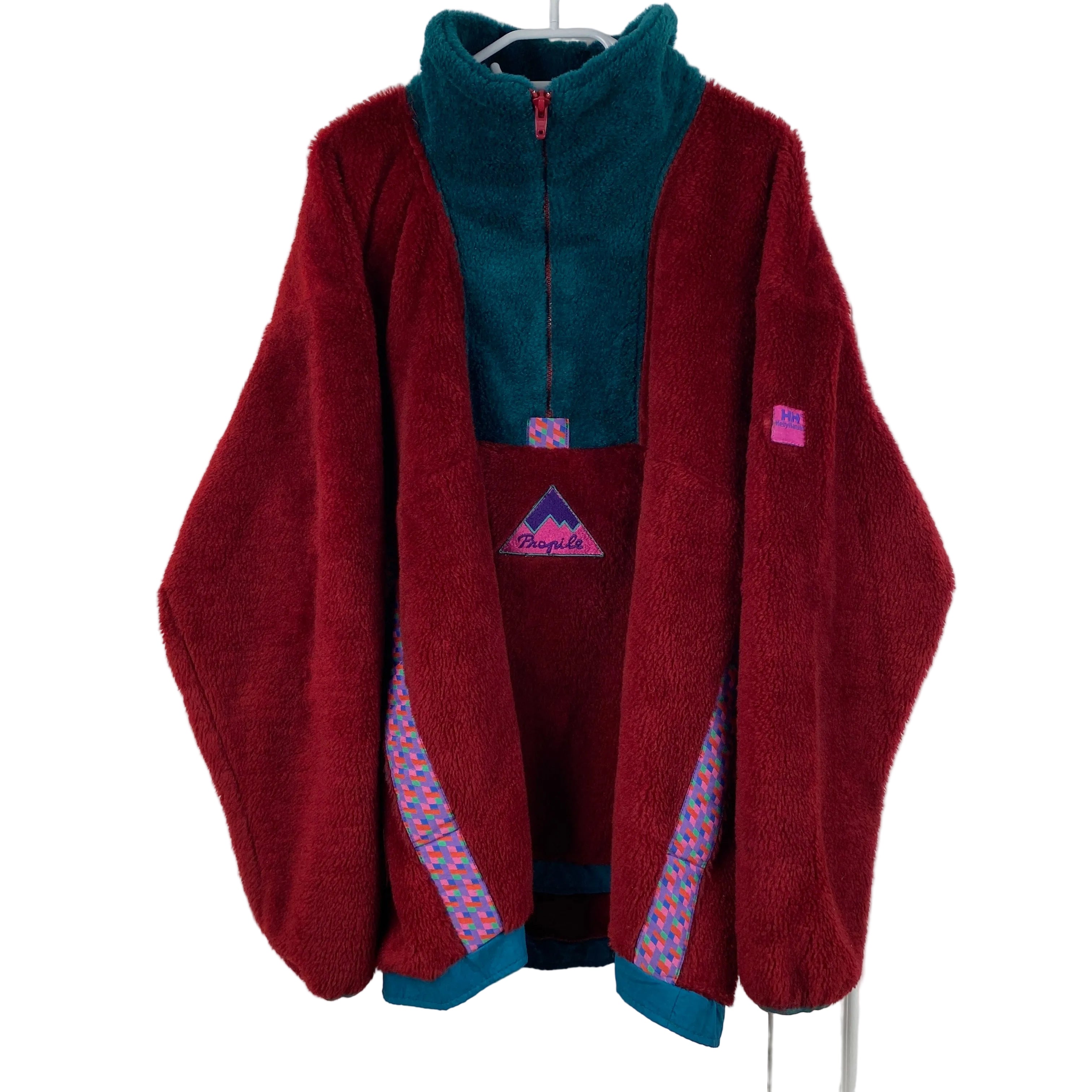 Helly Hansen Vintage Fleece Jacket, Size L, Polar Fleece, Made in Portugal, 90’s