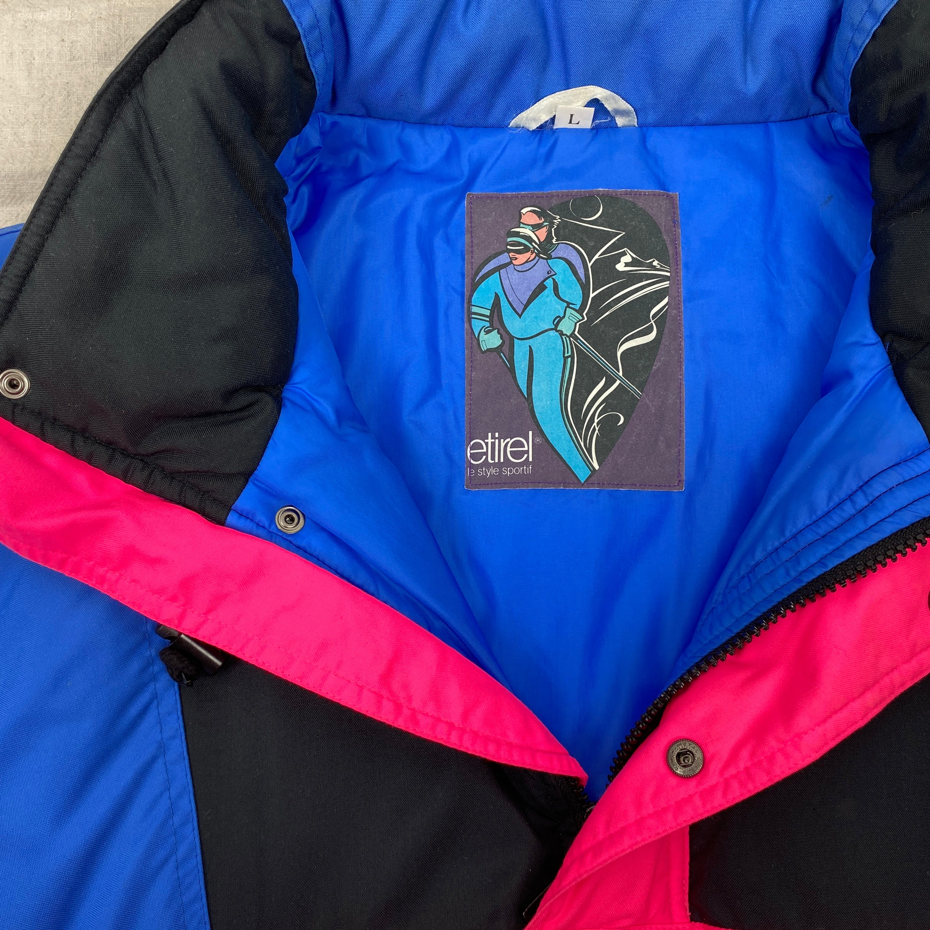 Itirel Jacket, Vintage 80’s/90’s, Str. L. Retro Snow Team Jacket