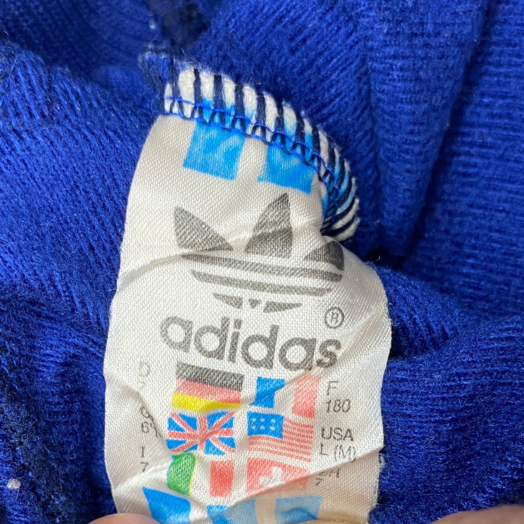 Adidas Vintage Track Jacket, Size M/L, Hoodie 90’s