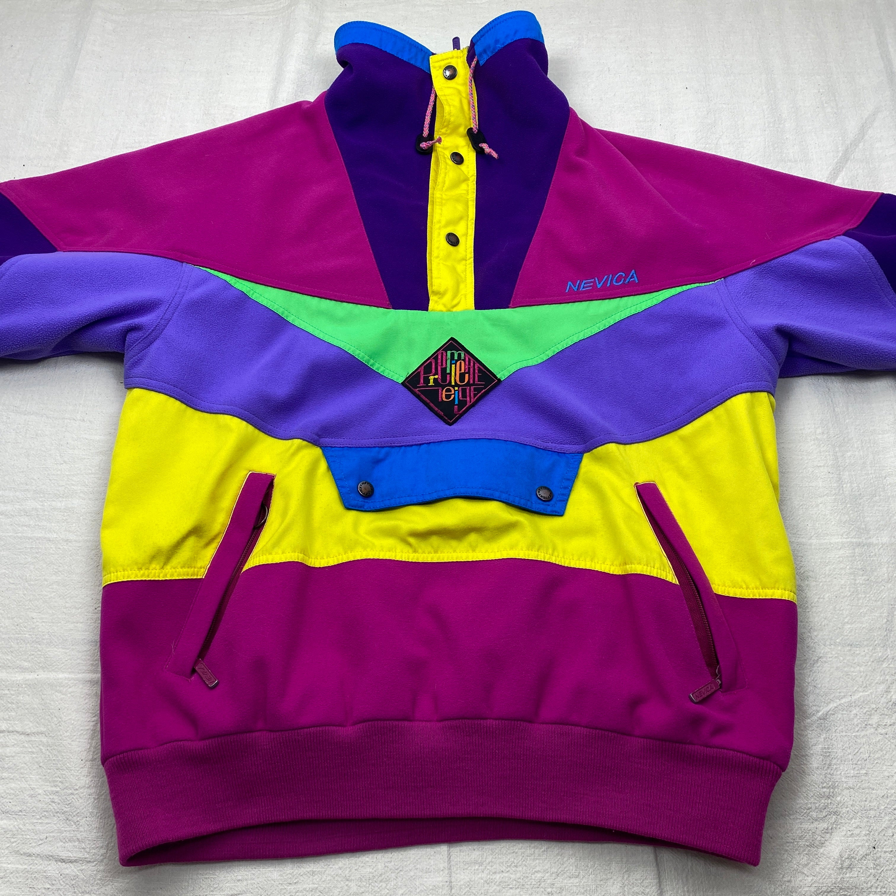 Nevica Vintage Fleece Jacket, Size L, Rare, 90’s