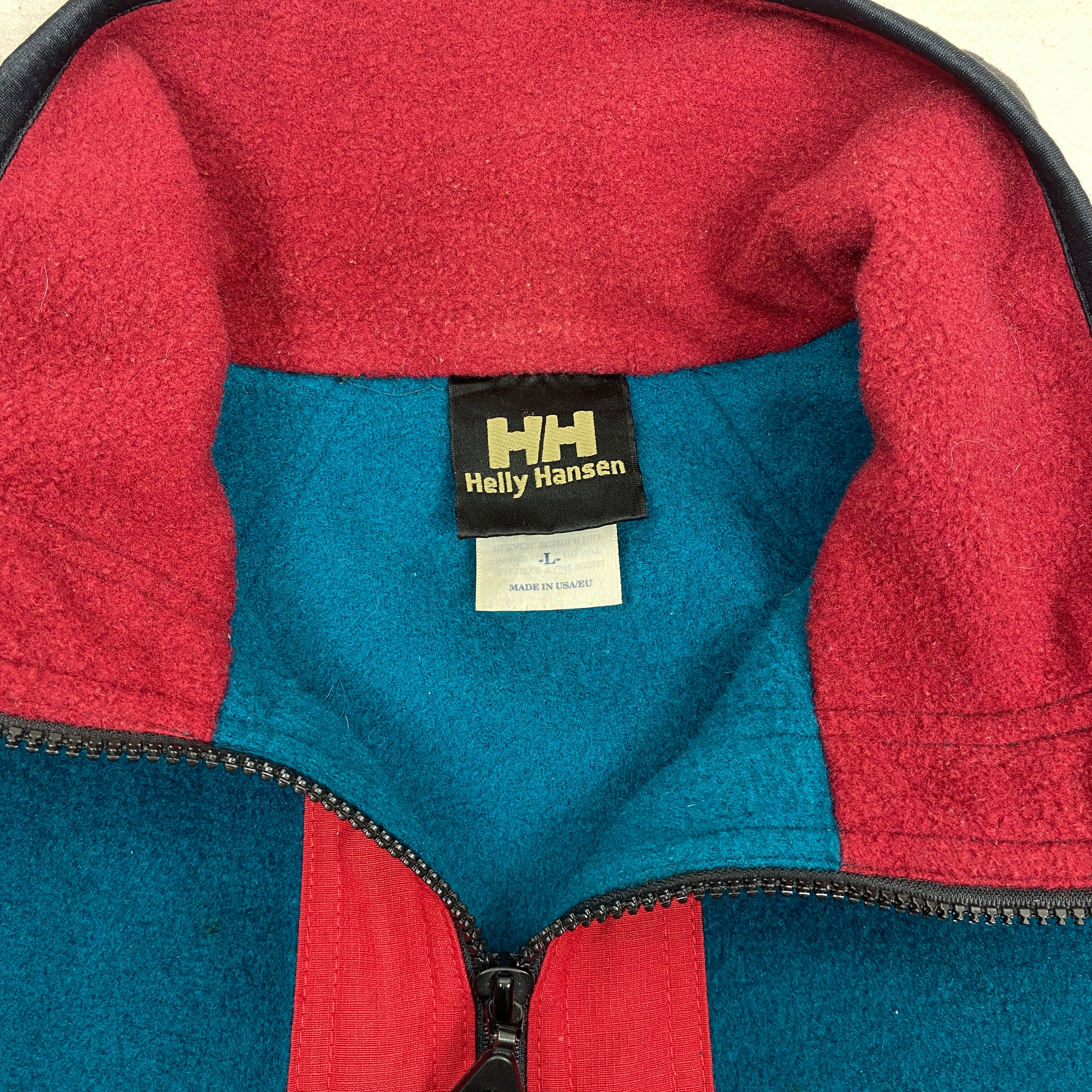 Helly Hansen Vintage Fleece Jacket, Size L, Made in USA, 90’s