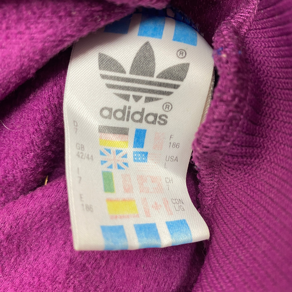 Adidas Vintage Track Jacket, Size XL, Embroidered TEAM Logo, 90’s