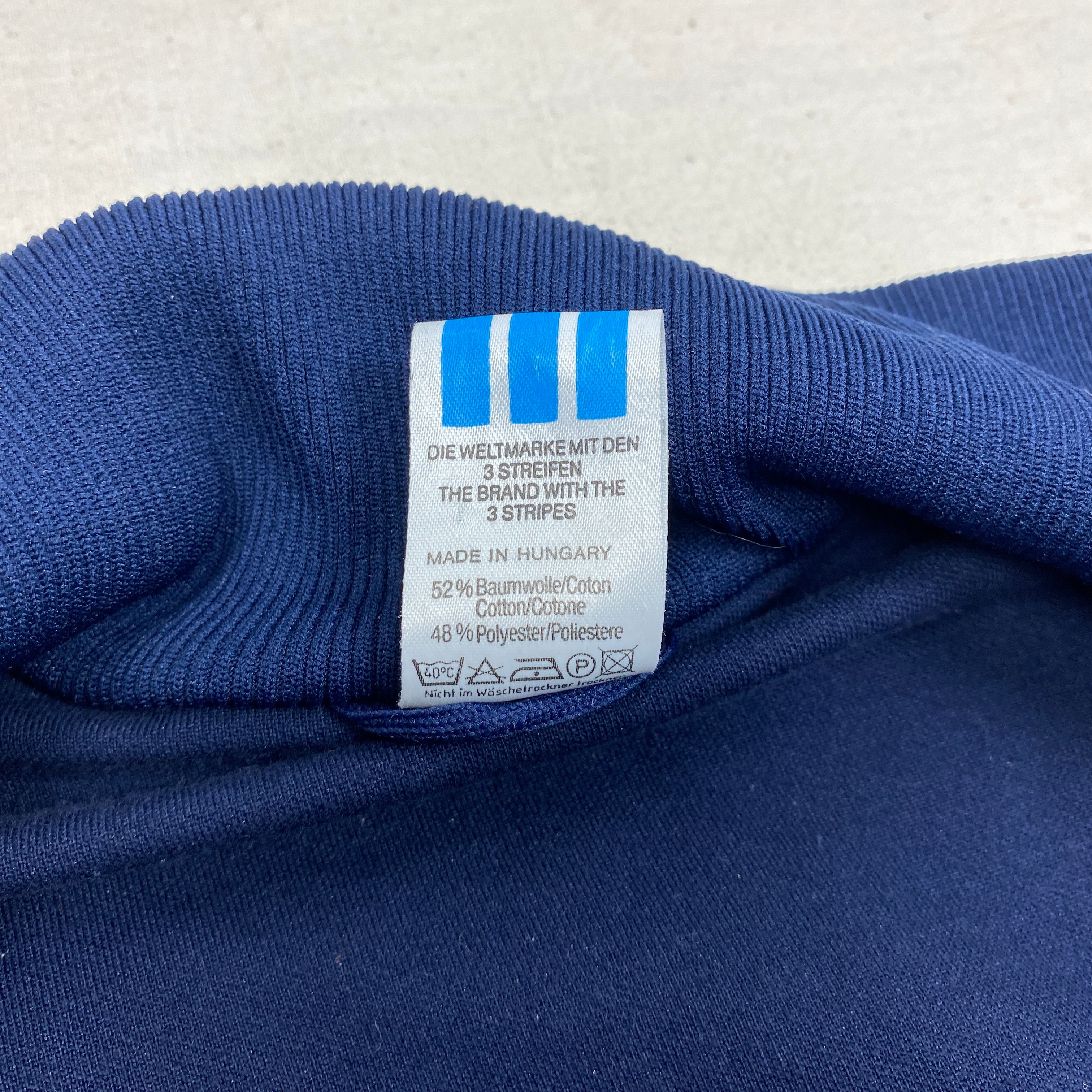 Adidas Vintage Track Jacket, Size M, Made in Hungary, 70’s/80’s