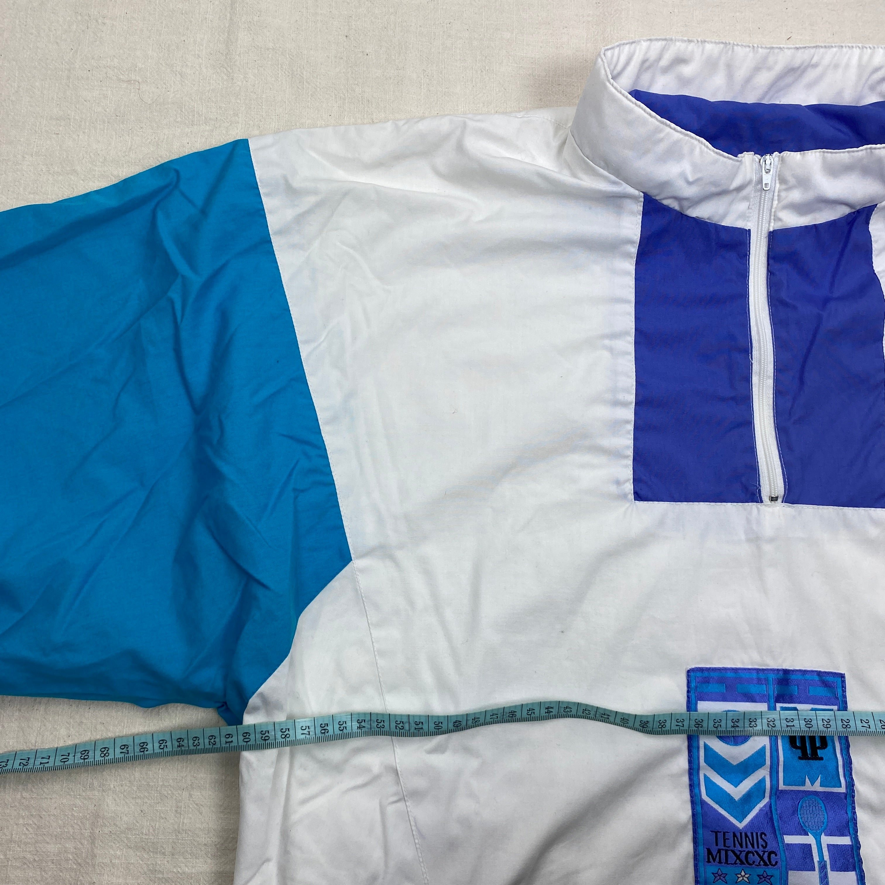 Hummel Vintage Track Jacket, Size L, Tennis, 90’s