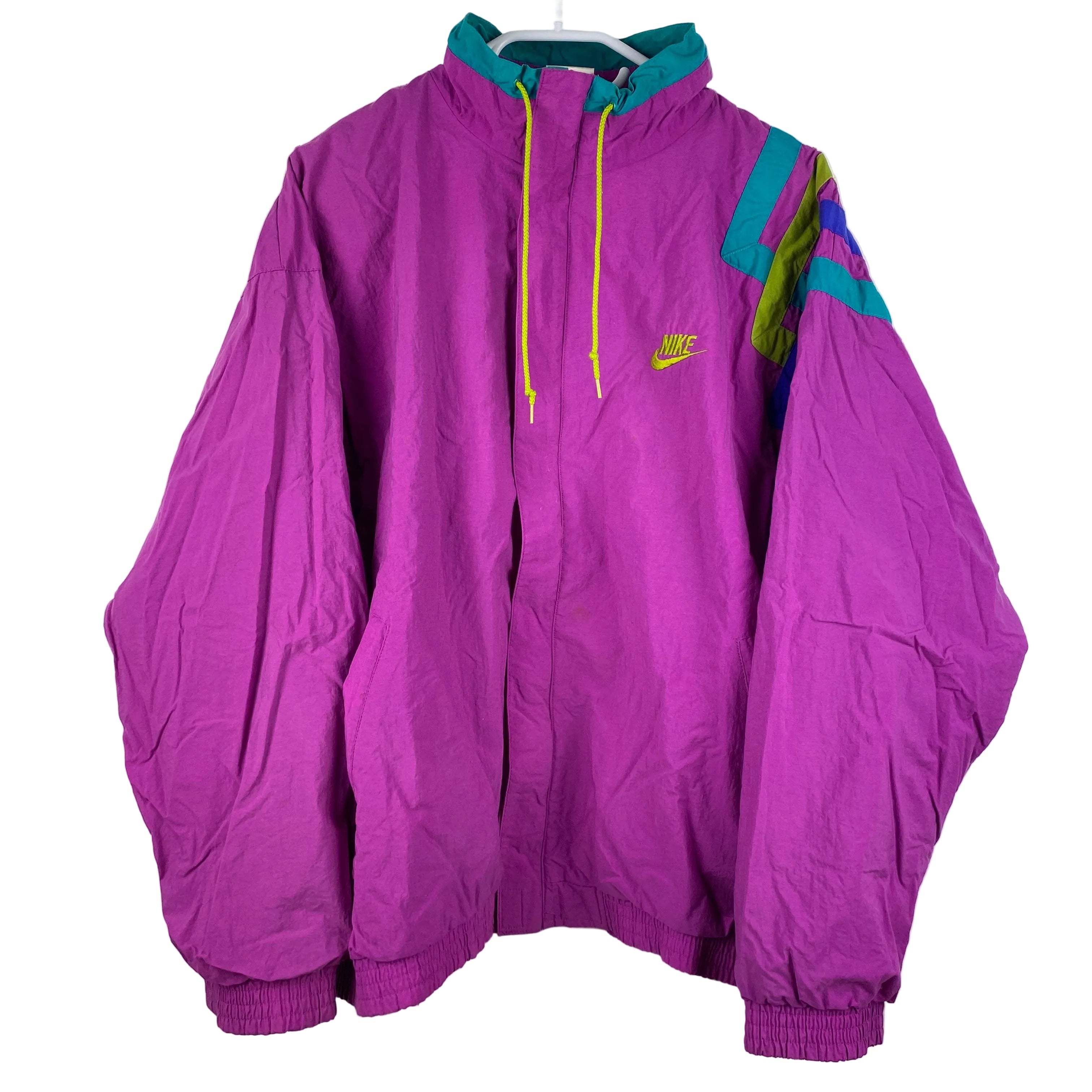 Nike Vintage Track Jacket, Size M, Multicolor, Baggy, 90’s/Y2K
