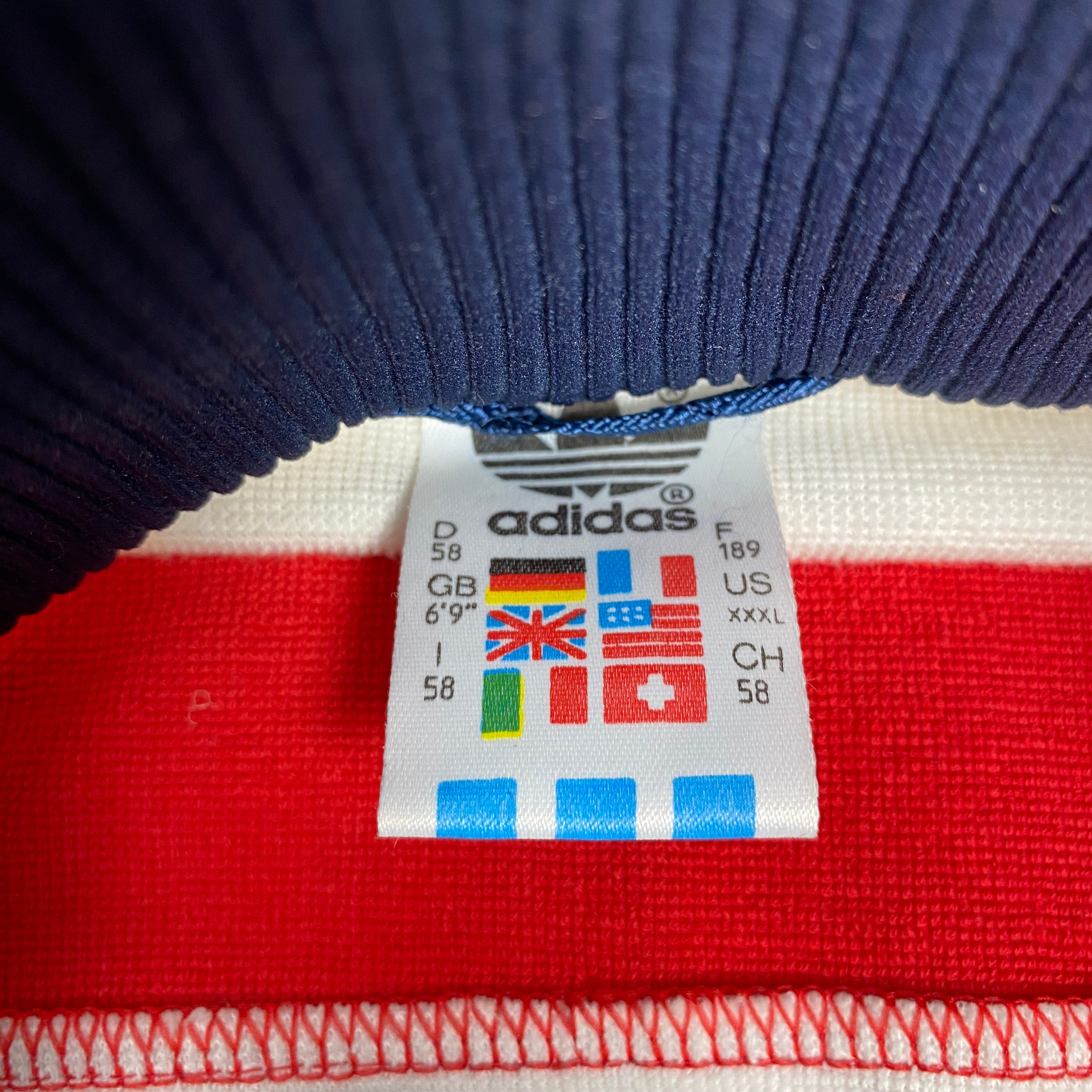 Adidas Vintage Track Jacket, Size XL, Berlin, Made in West Germany, 80’s/90’s