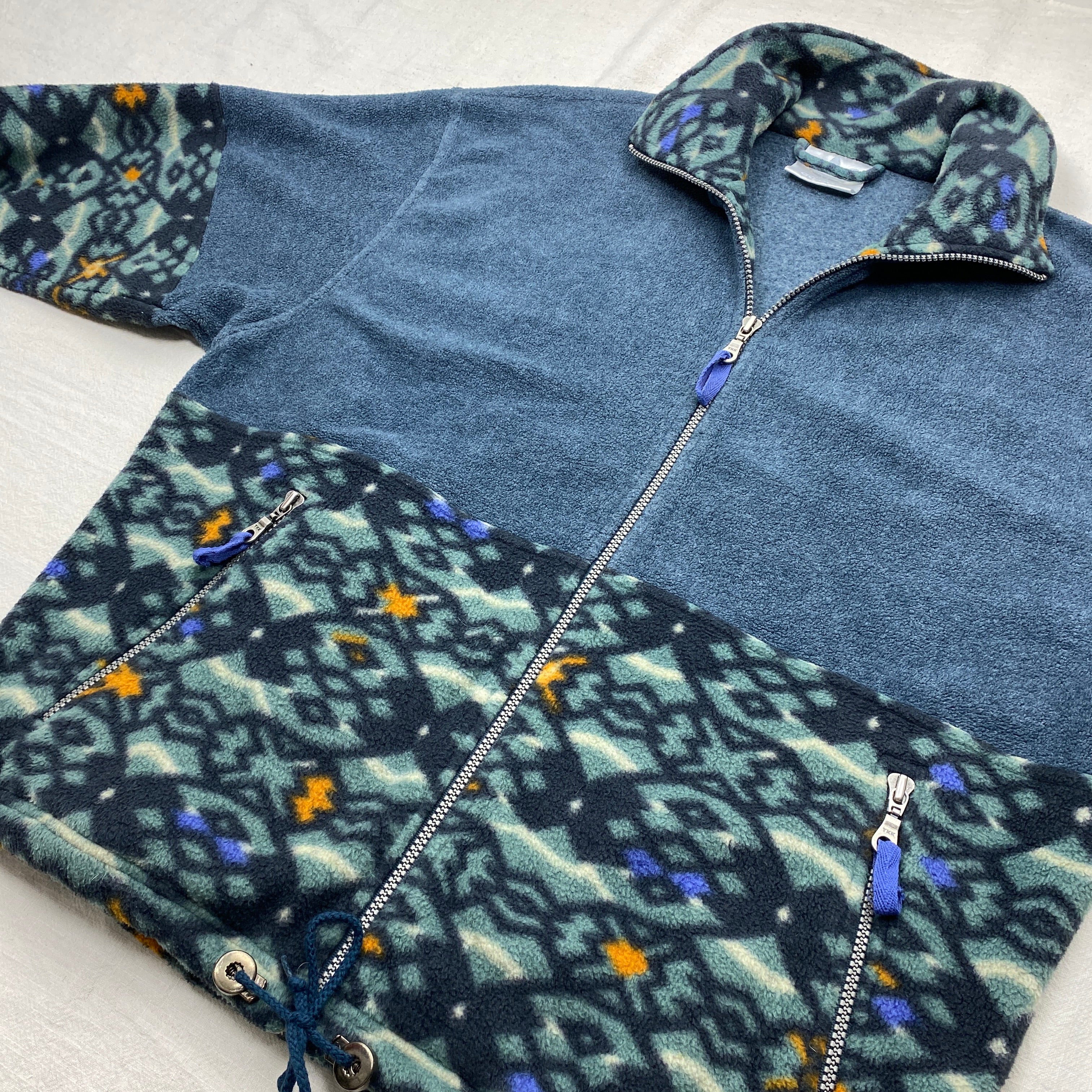Adidas Vintage Fleece Jacket, Size M, Rare, 90’s
