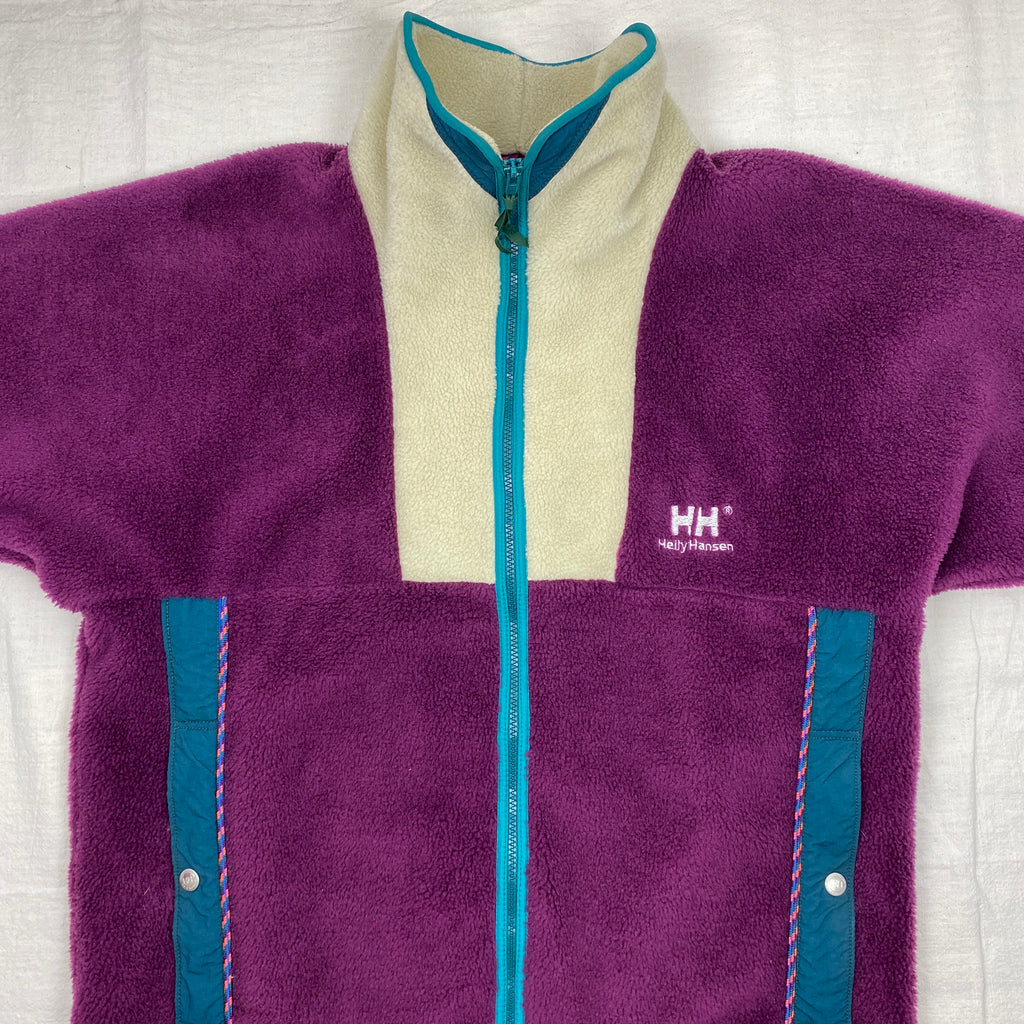 Helly Hansen Vintage Fleece Jacket, Size L, Polar Fleece, 90’s