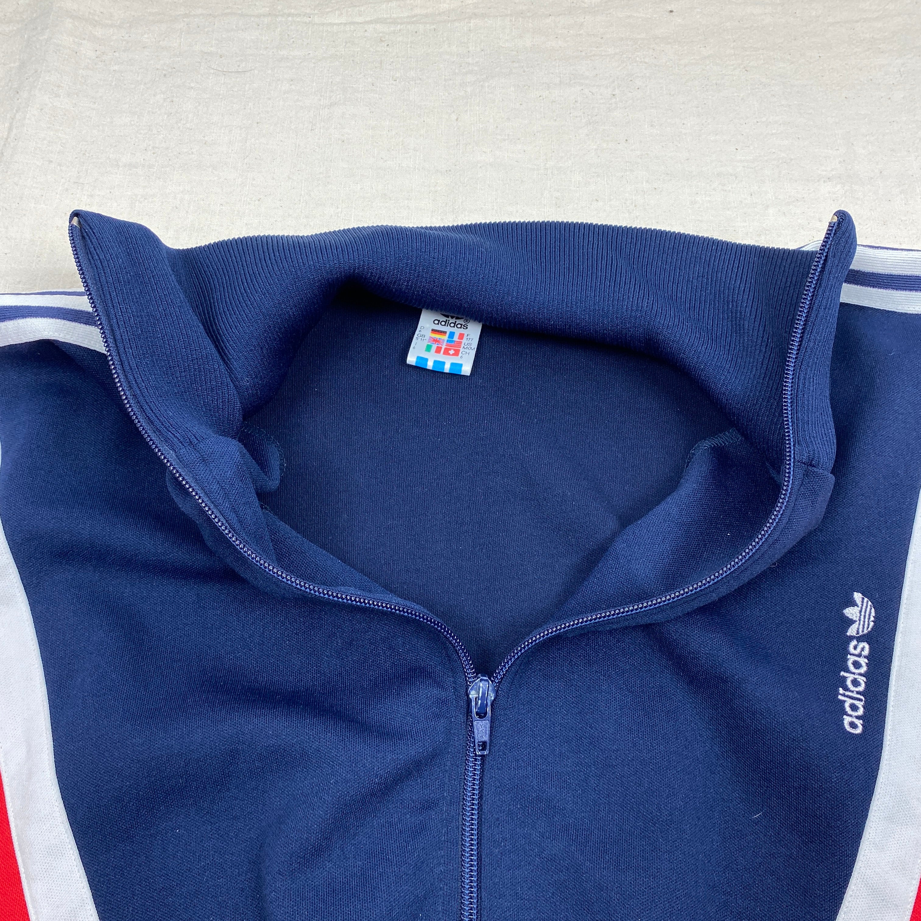 Adidas Vintage Track Jacket, Size M, Made in Hungary, 70’s/80’s