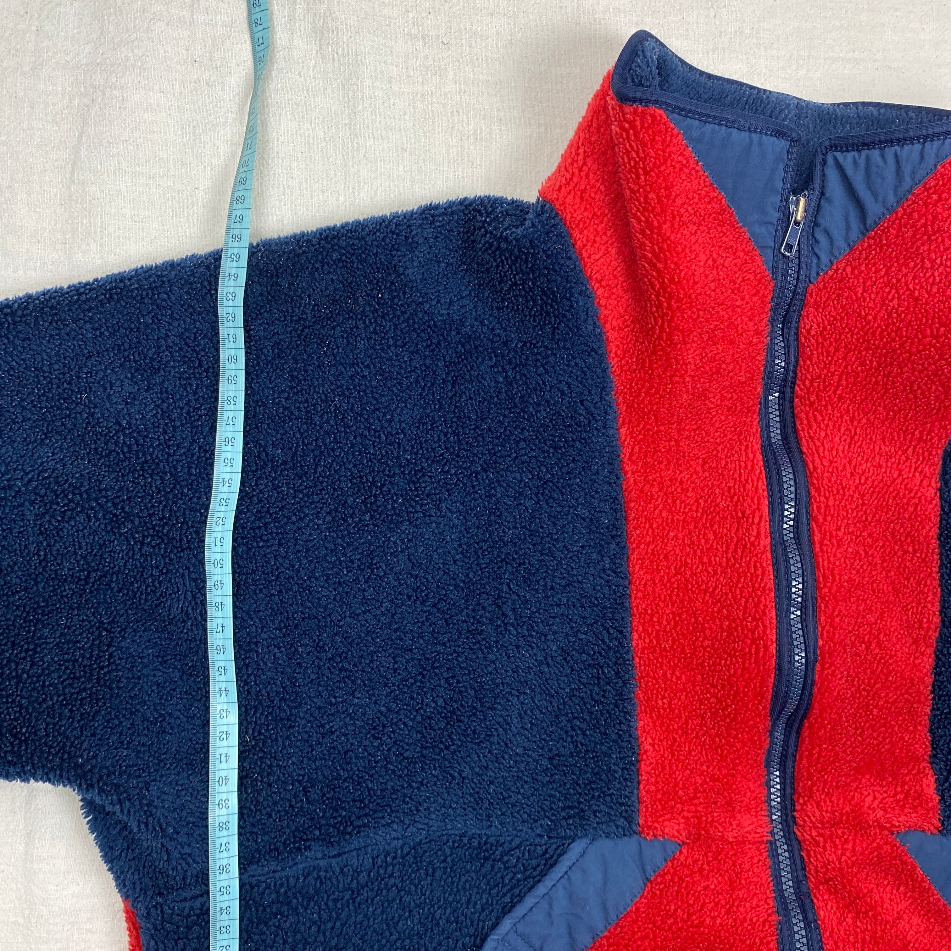 Helly Hansen Vintage Fleece Jacket, Size L, Polar Fleece, 90’s