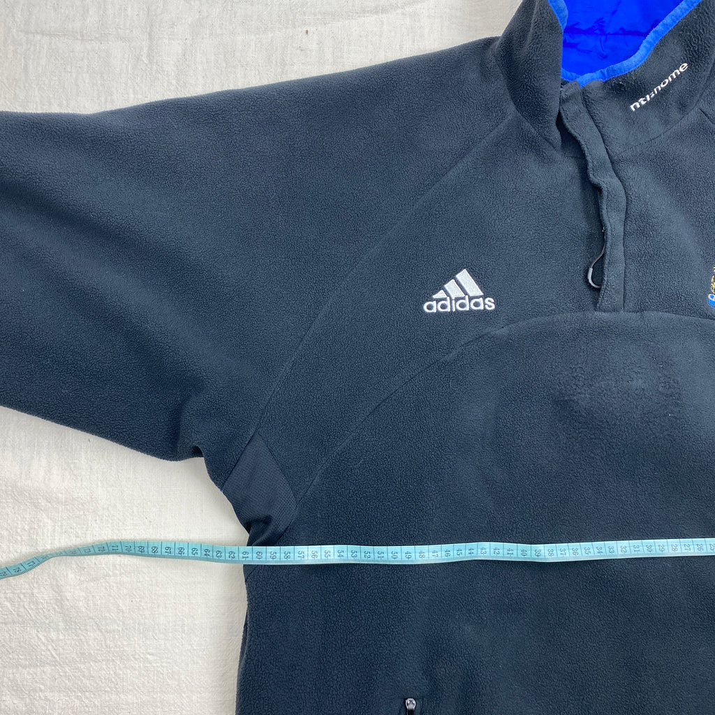 Adidas Vintage Fleece Jacket, Size M, Newcastle United, 90s/Y2K