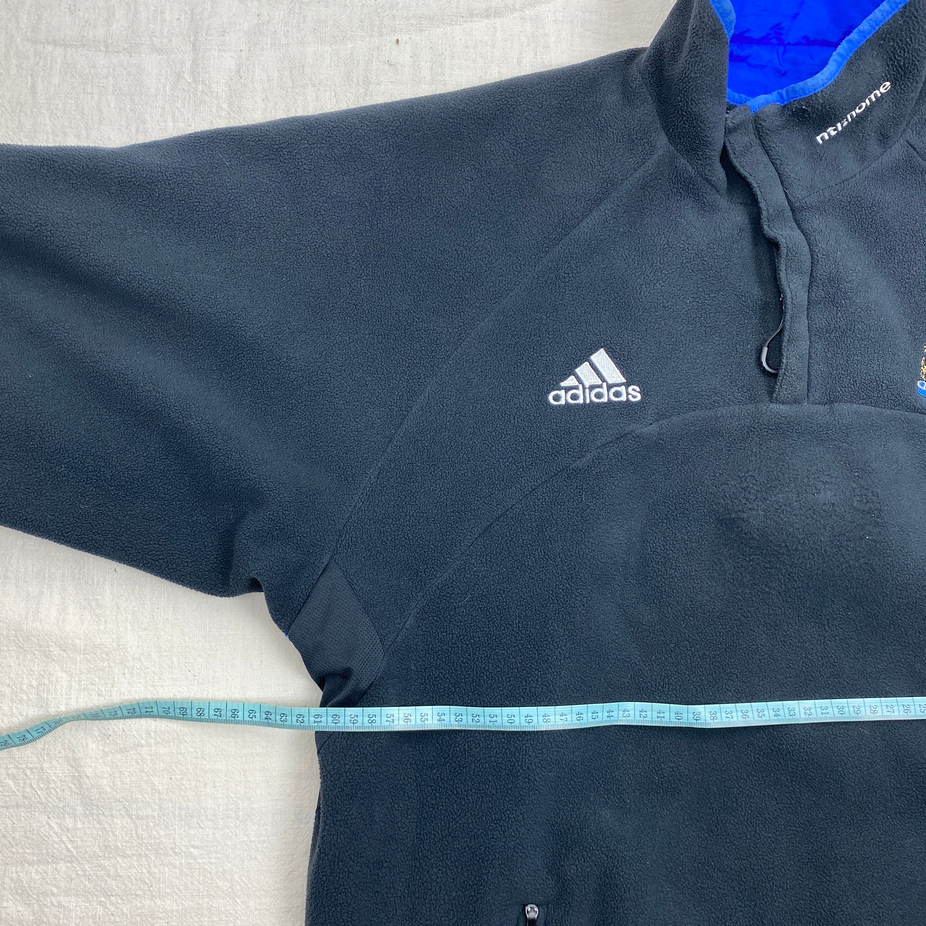 Adidas Vintage Fleece Jacket, Size M, Newcastle United, 90s/Y2K