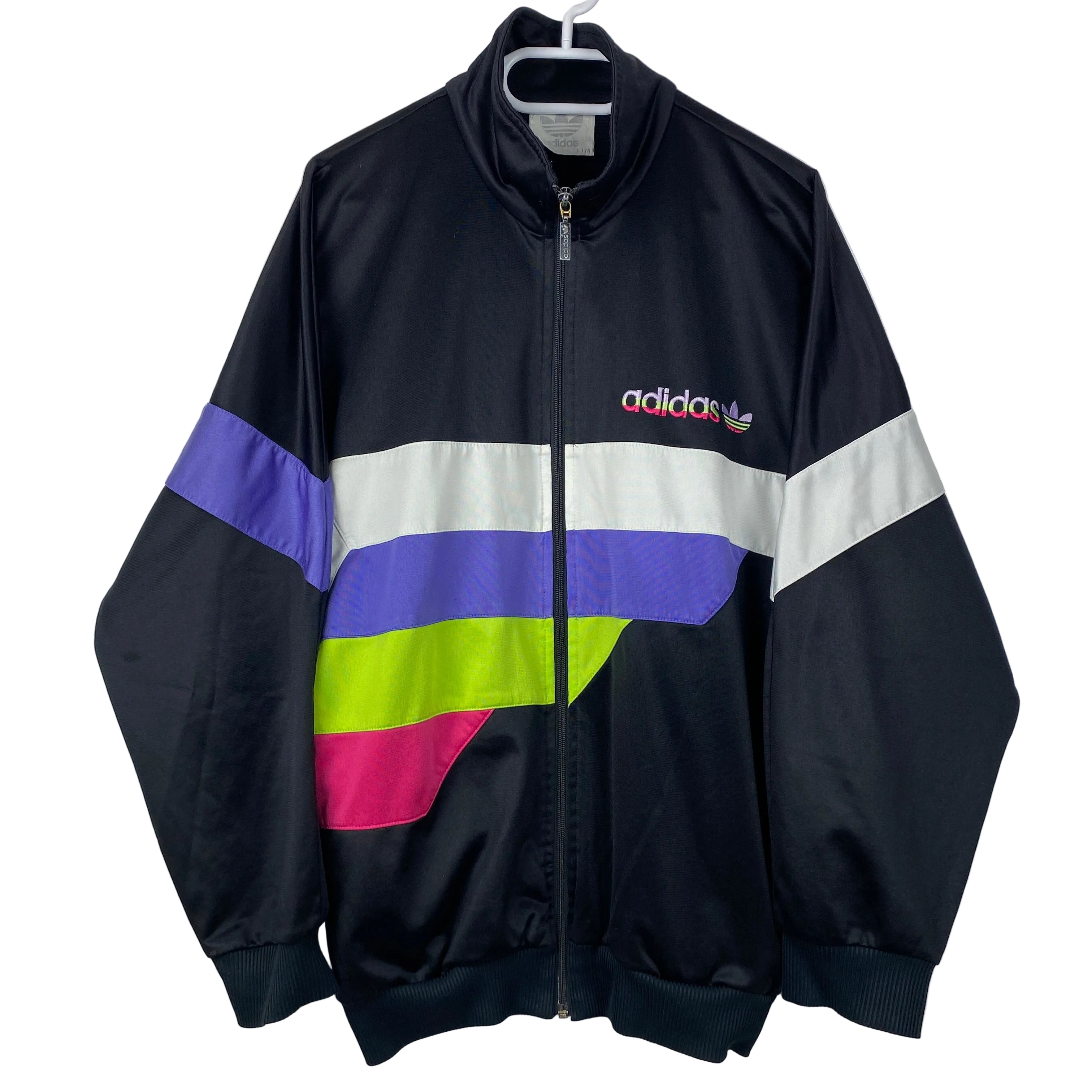 Adidas Vintage Track Jacket, Size L, Multicolor, 90’s