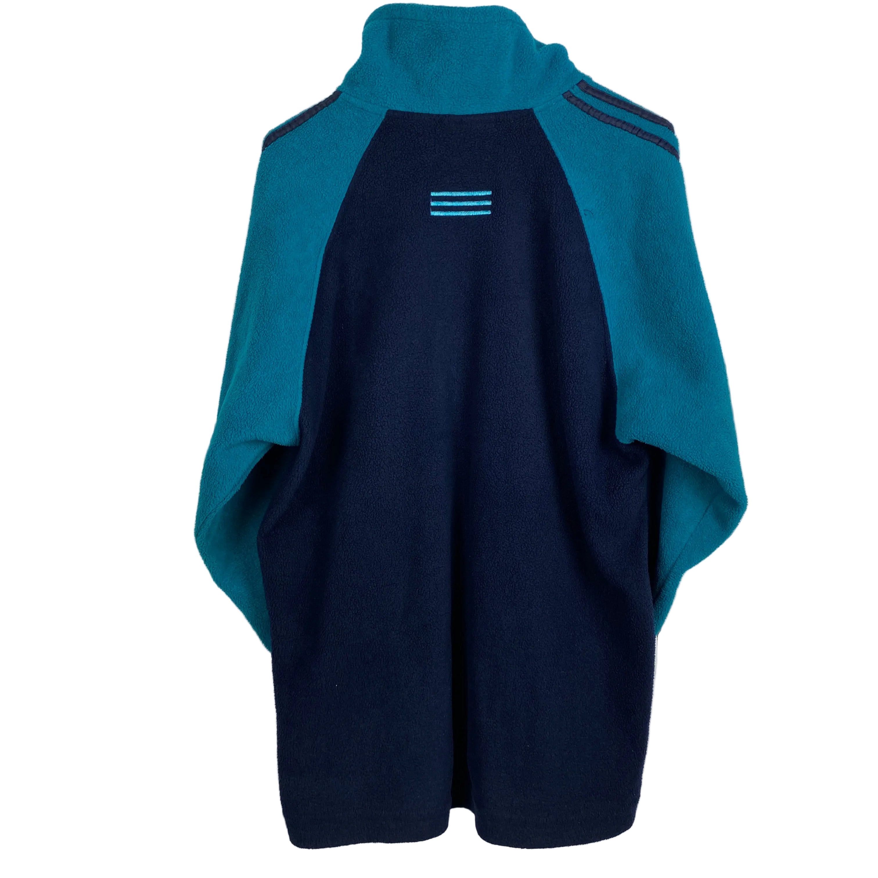 Adidas Vintage Fleece Sweatshirt, Size M, Half Zip, Y2K