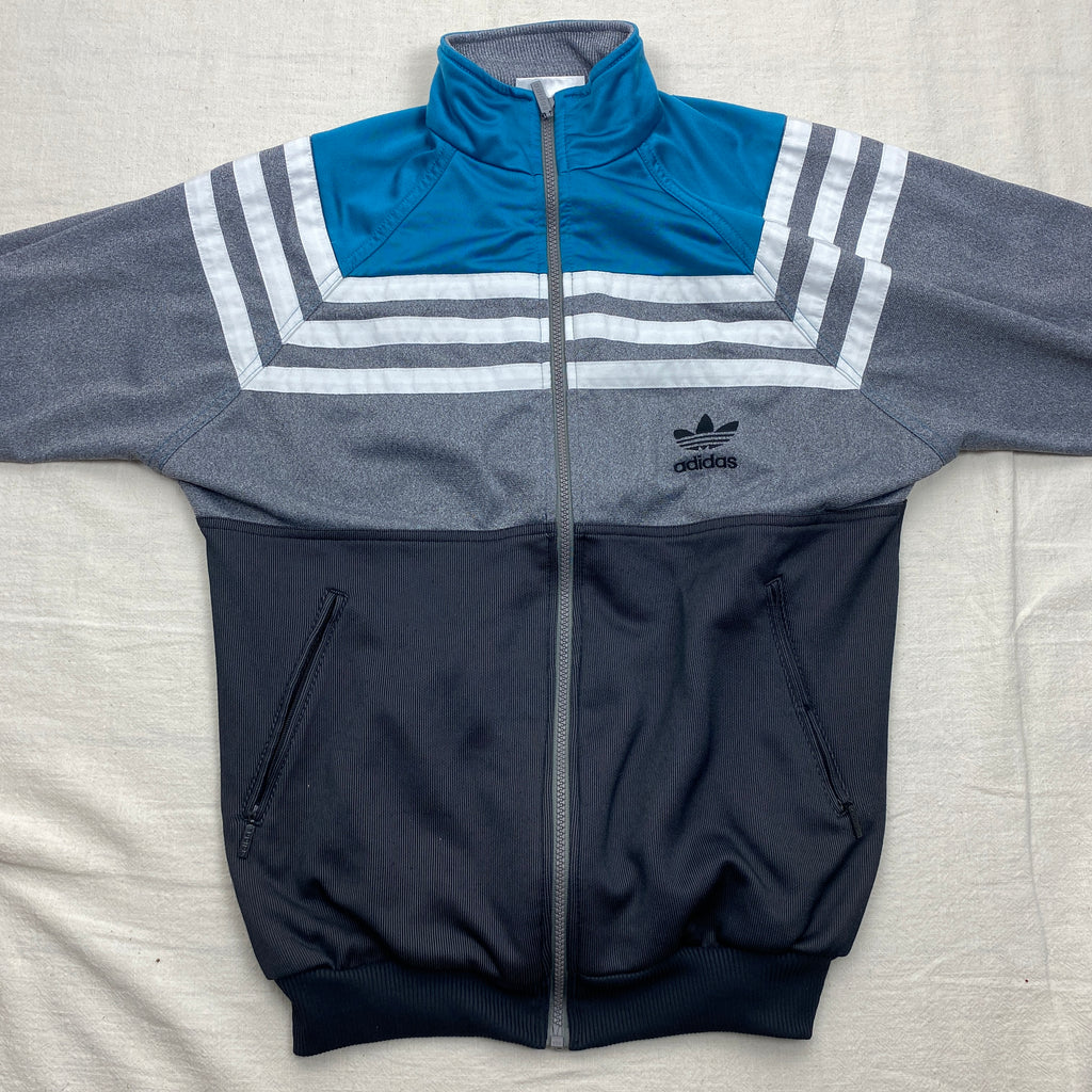 Adidas Vintage Track Jacket, Size M, Big Embroidered Logo, 90’s