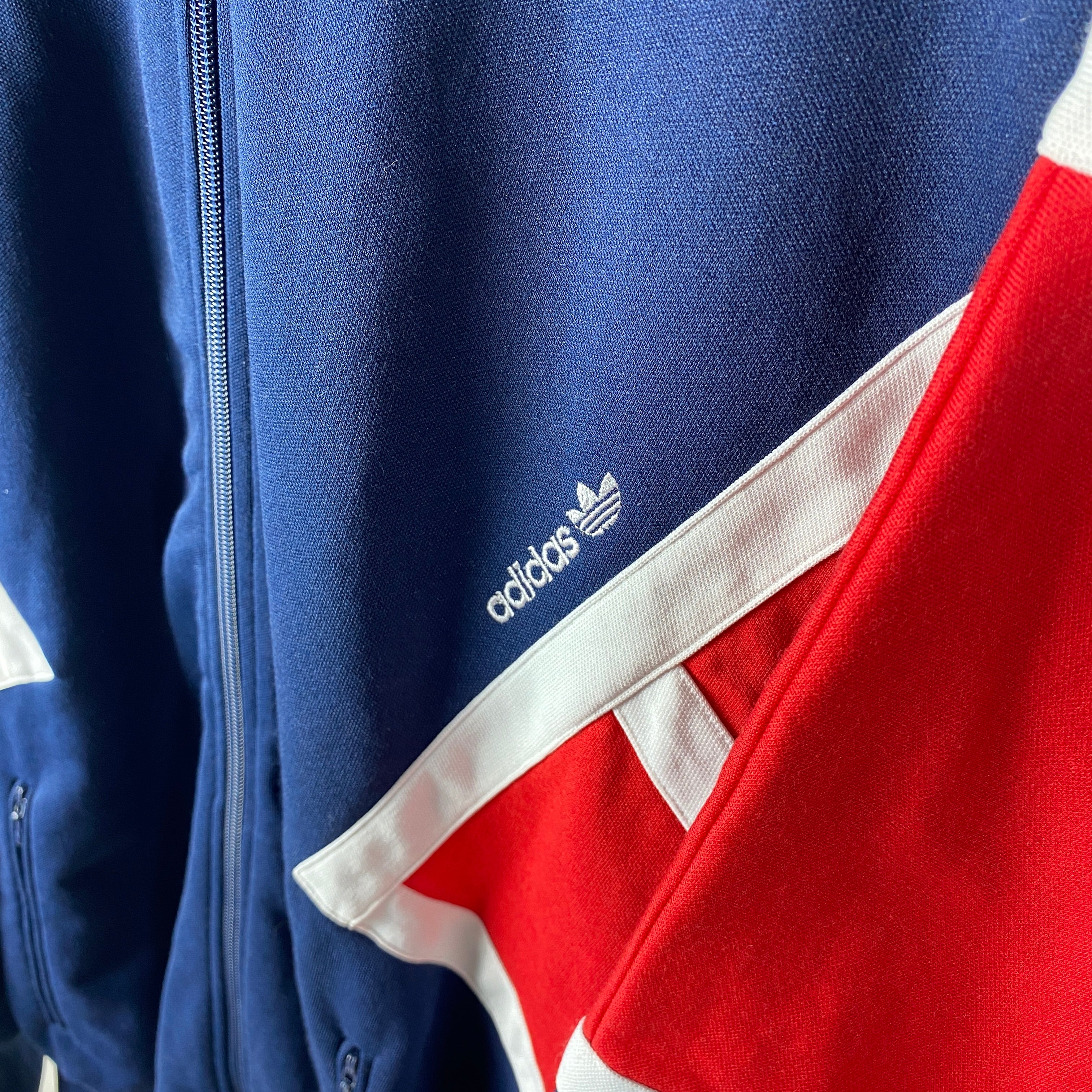 Adidas Vintage Track Jacket, Size M, Made in Hungary, 70’s/80’s