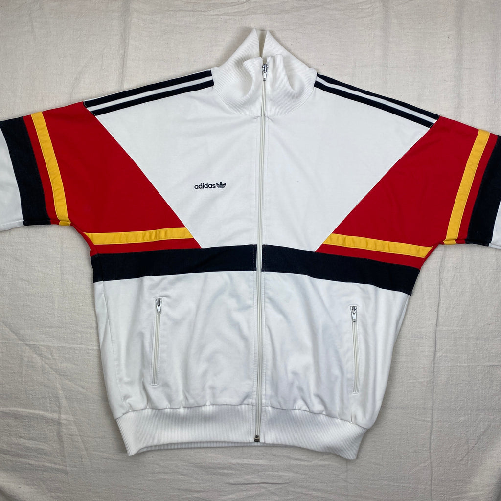 Adidas Vintage Track Jacket, Size XL, Made in West Germany, 1986-1988