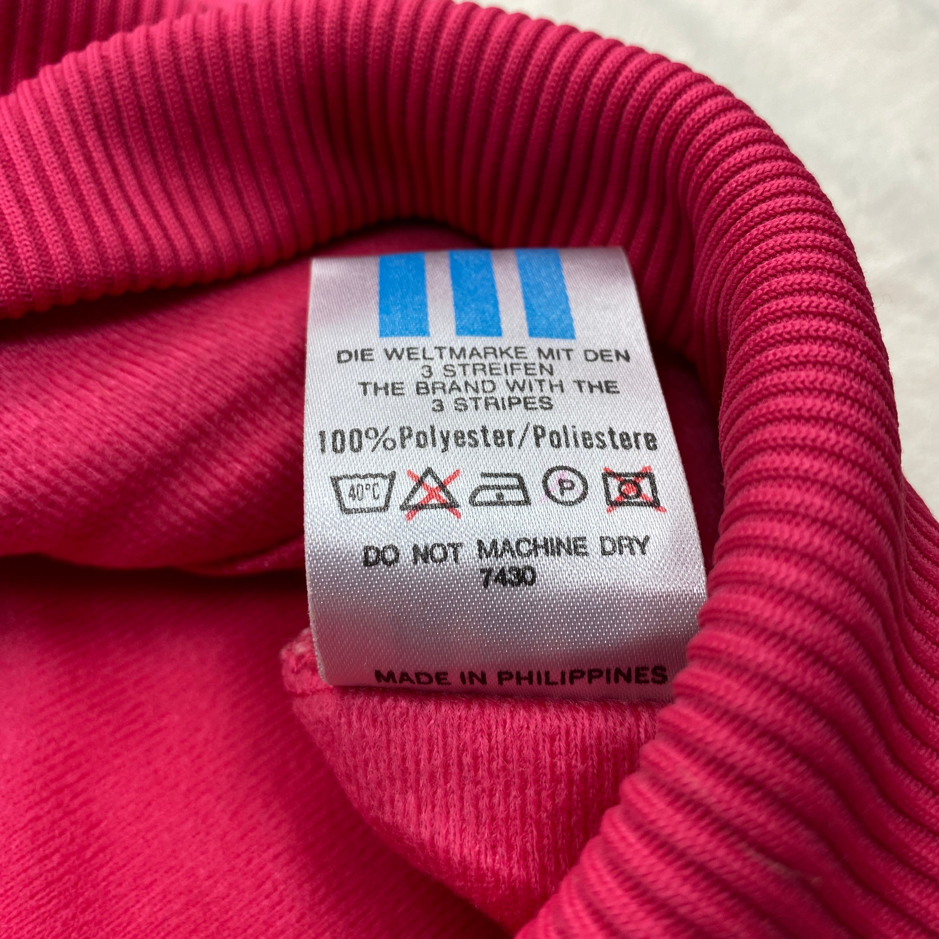 Adidas Vintage Track Jacket, Size S, Rare, Pink, 90’s