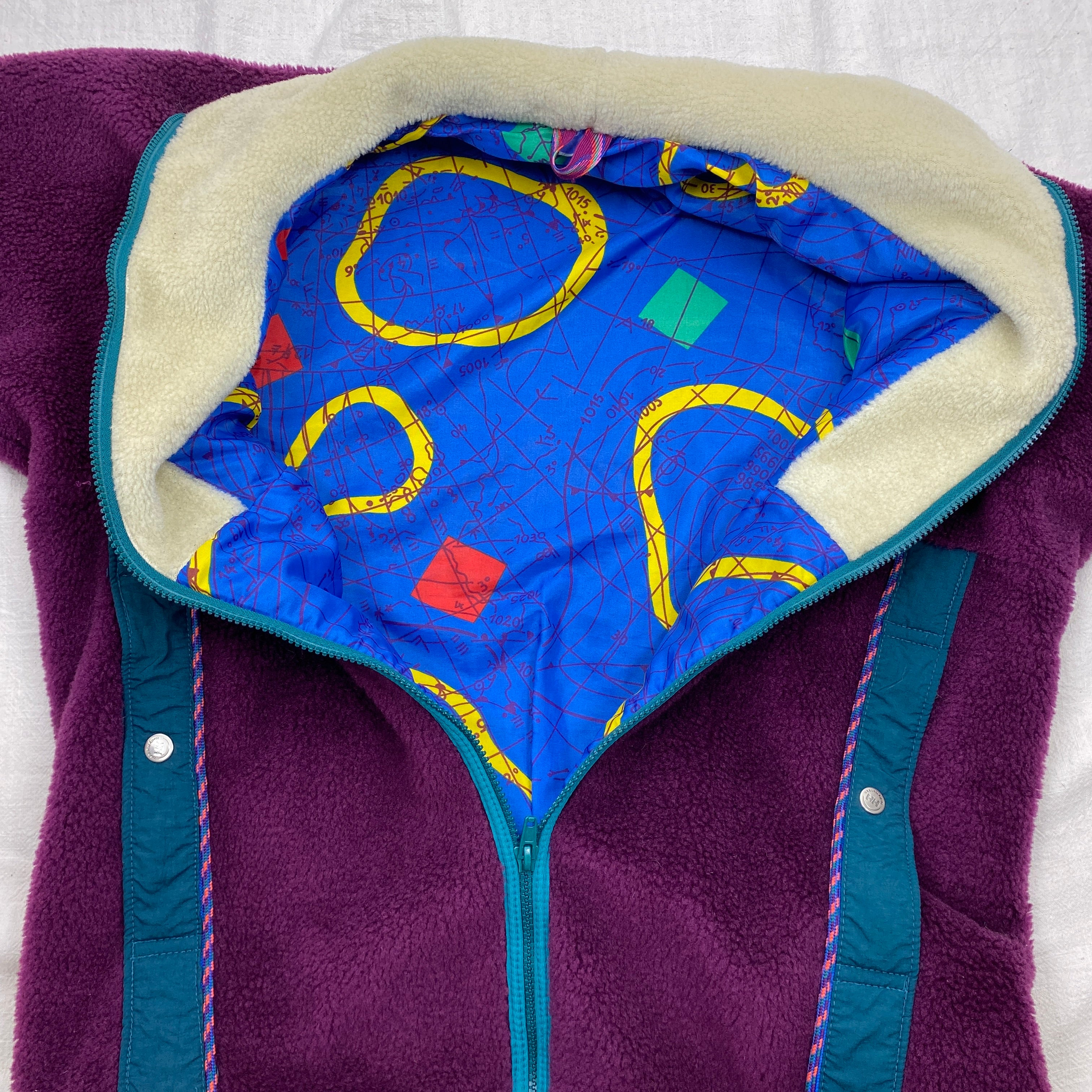 Helly Hansen Vintage Fleece Jacket, Size S/M, Polar Fleece, 90’s