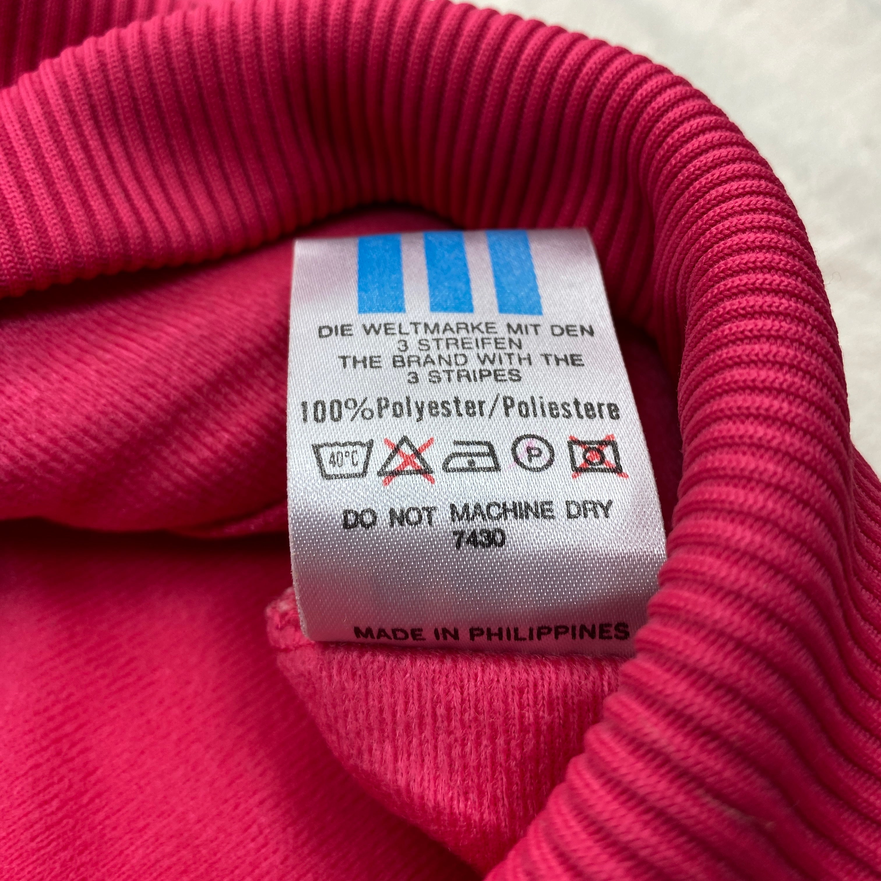 Adidas Vintage Track Jacket, Size S, Rare, Pink, 90’s