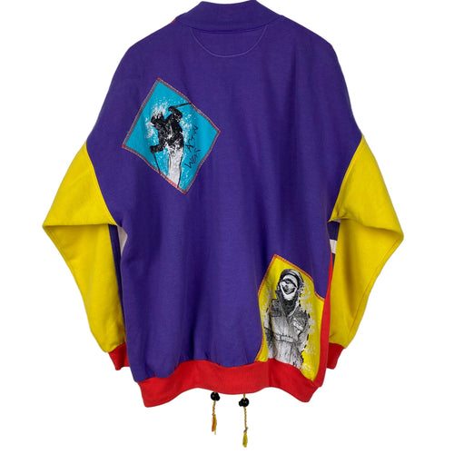 Adidas Vintage Sweatshirt, Size L, Snow Action, Come On, Rare, 90’s