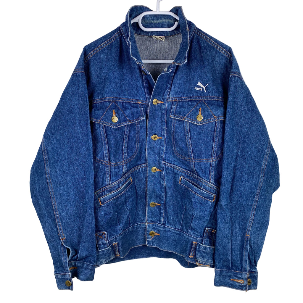 Puma Vintage Denim Jacket, Size M, 90’s, Y2K