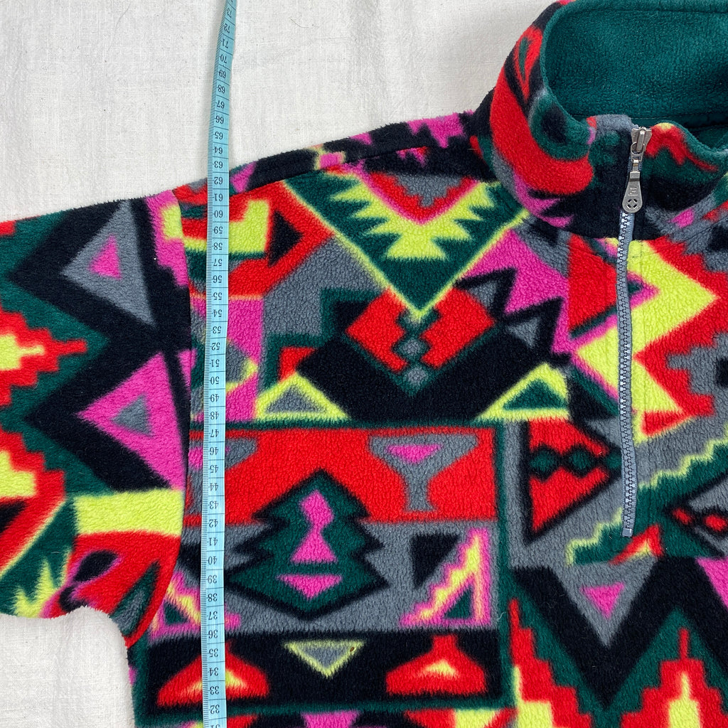 Fila Vintage Fleece Jacket, Size M, Made in Italy, 90’s
