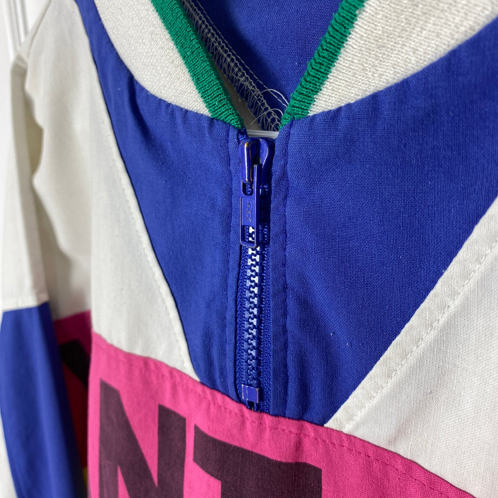 Adidas Vintage Sweatshirt, Size L, I Want I Can, Tennis, 80’s/90’s
