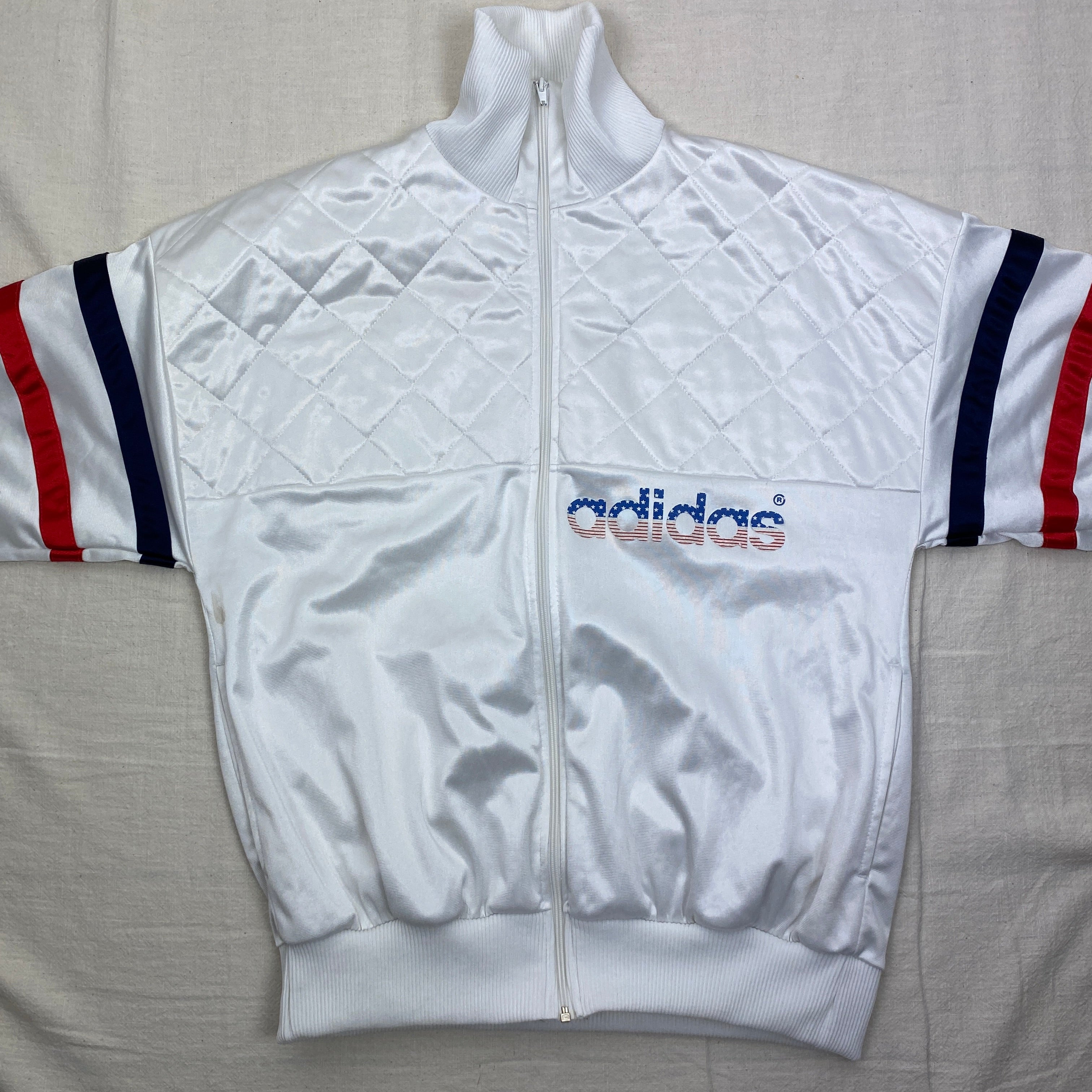 Adidas Vintage Track Jacket, Size M, Made in France, 70’s/80’s