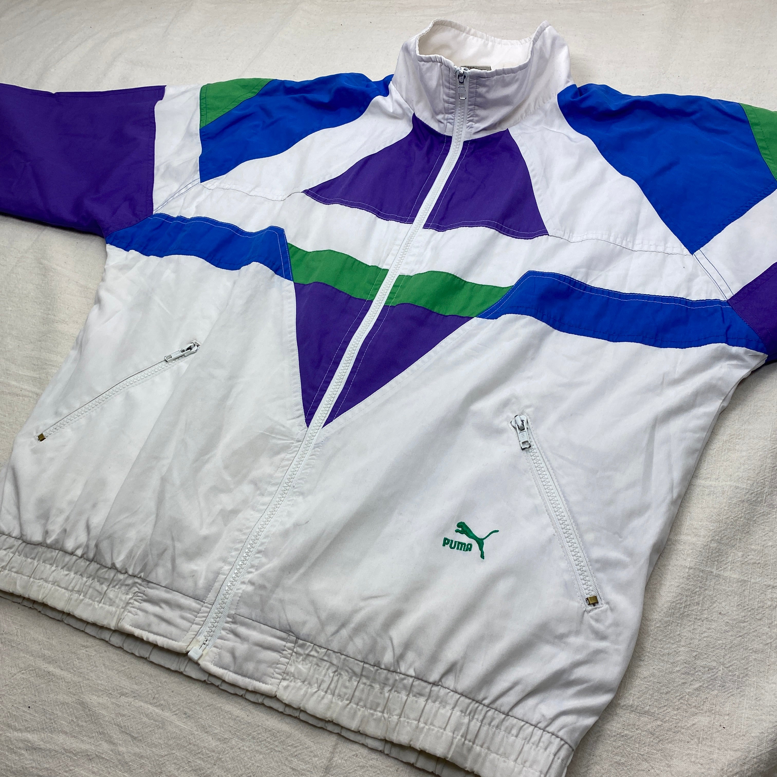 Puma Vintage Track Jacket, Size M, Big Size, 90’s