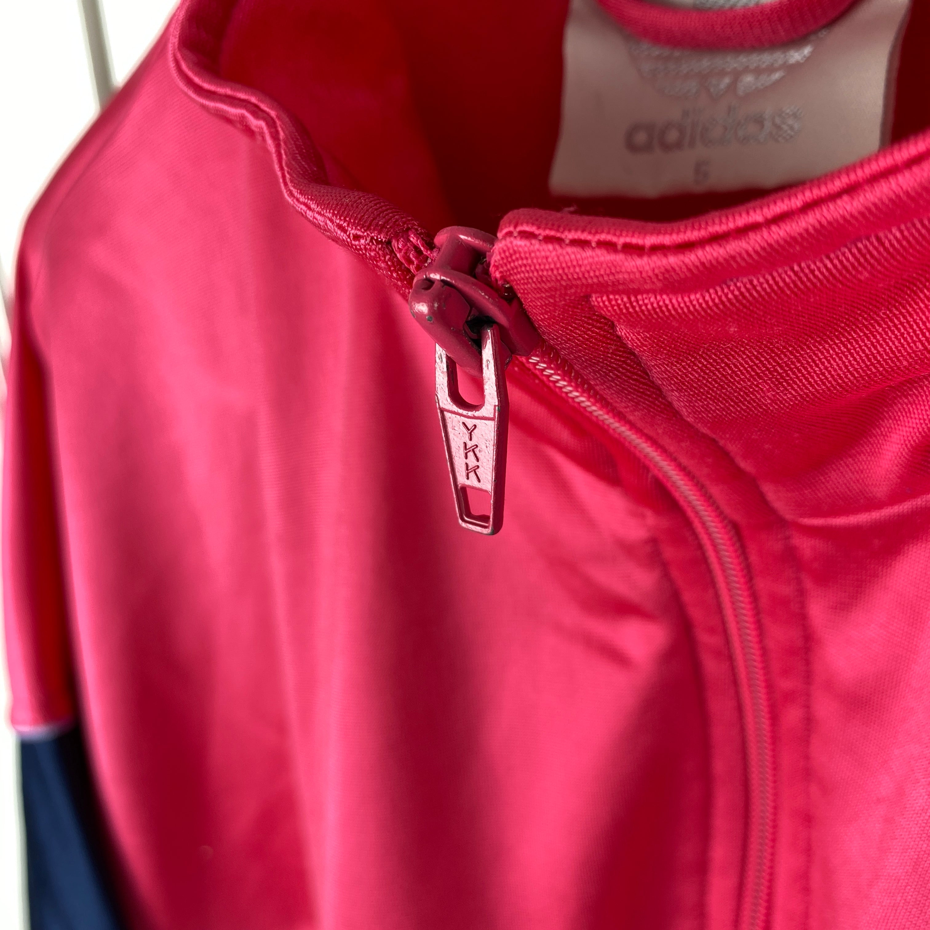 Adidas Vintage Track Jacket, Size S, Rare, Pink, 90’s