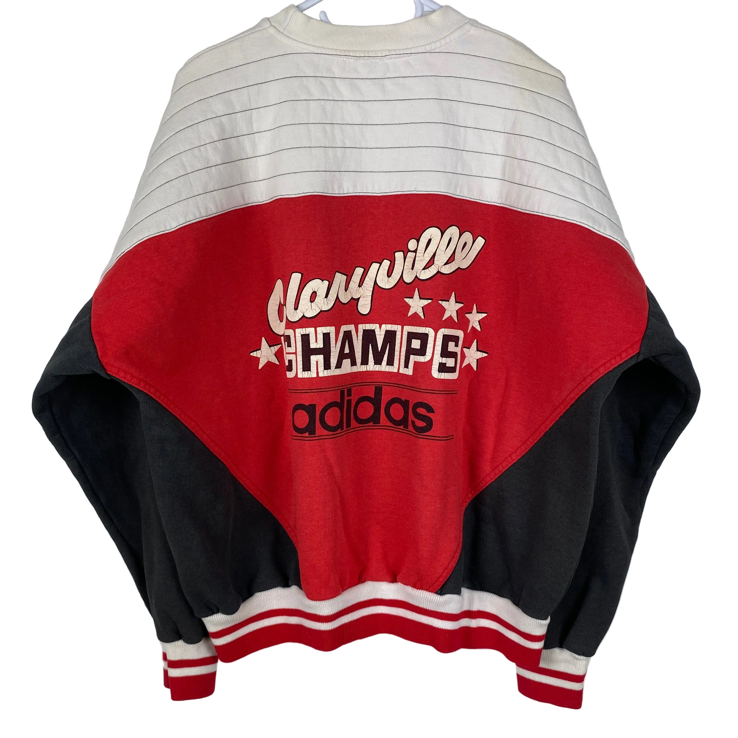 Adidas Vintage Sweatshirt, Size L, Claryville Champs, 90’s