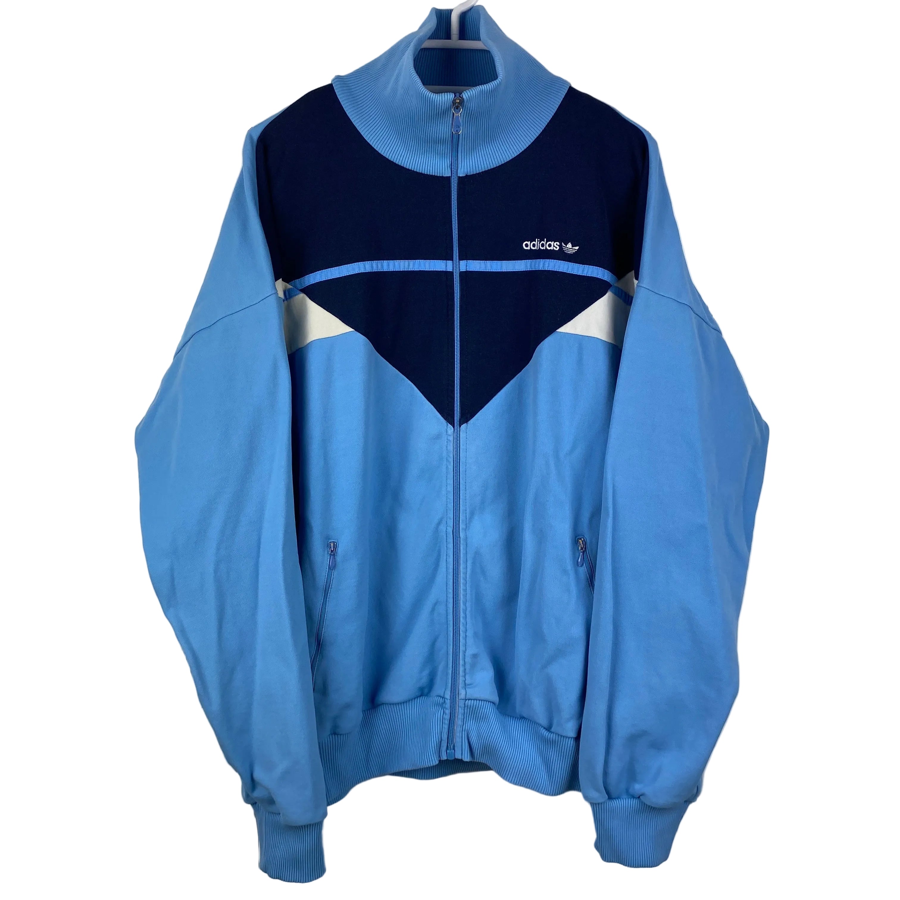 Adidas Vintage Track Jacket, Size L, Made in Yugoslavia, 80’s/90’s