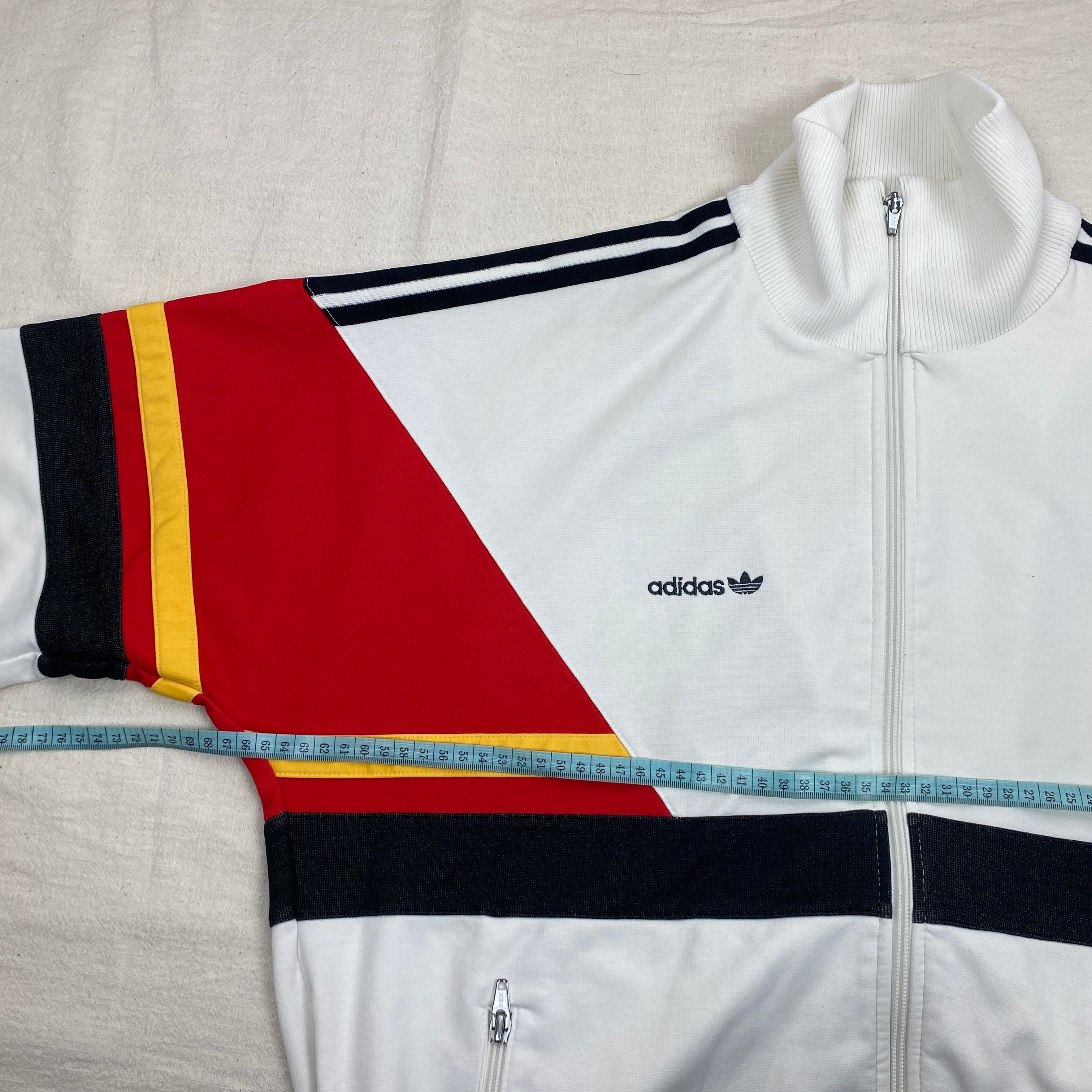 Adidas Vintage Track Jacket, Size XL, Made in West Germany, 1986-1988